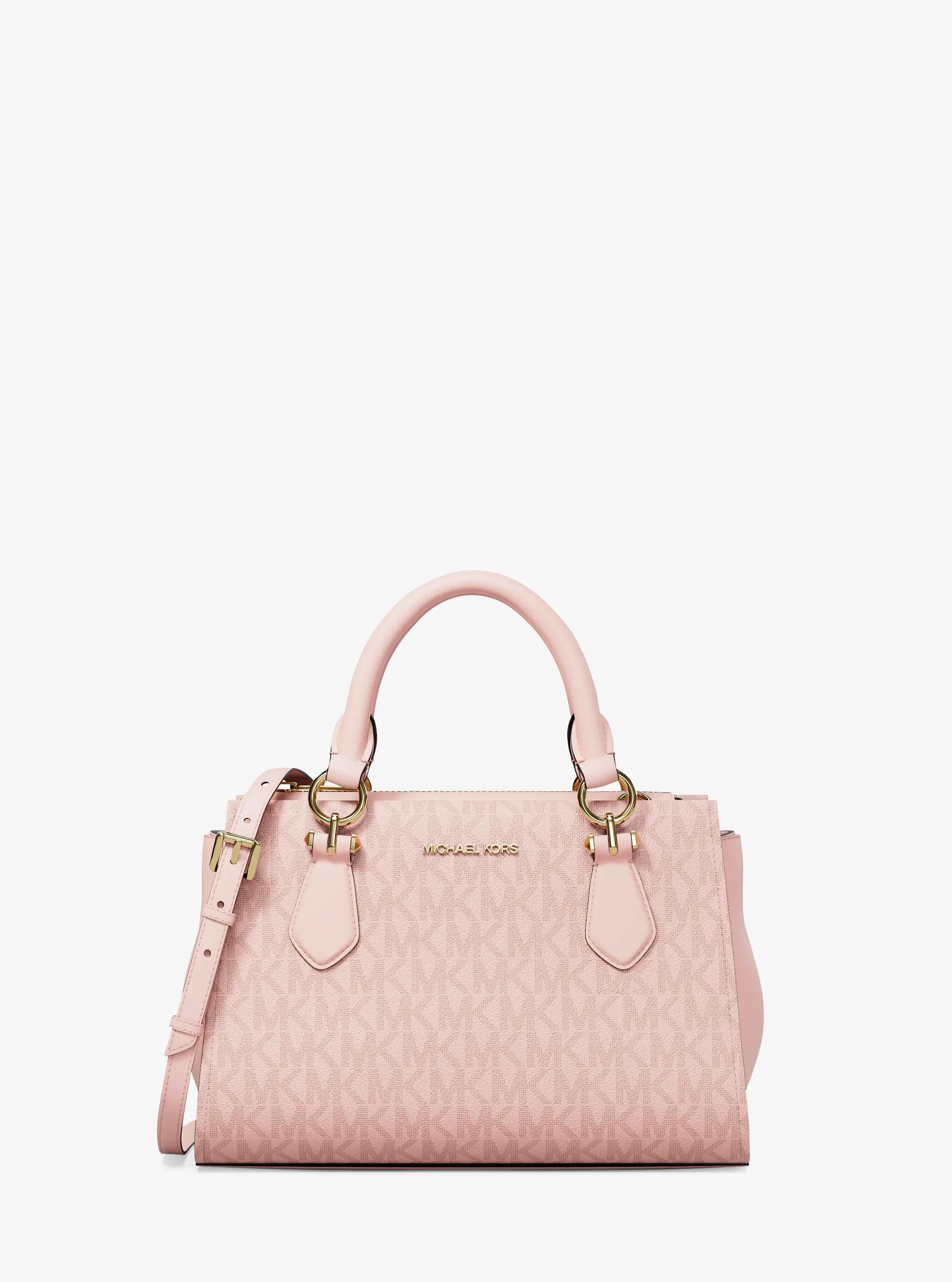 Marilyn Small Signature Logo Messenger Bag in POWDER BLUSH | Michael Kors