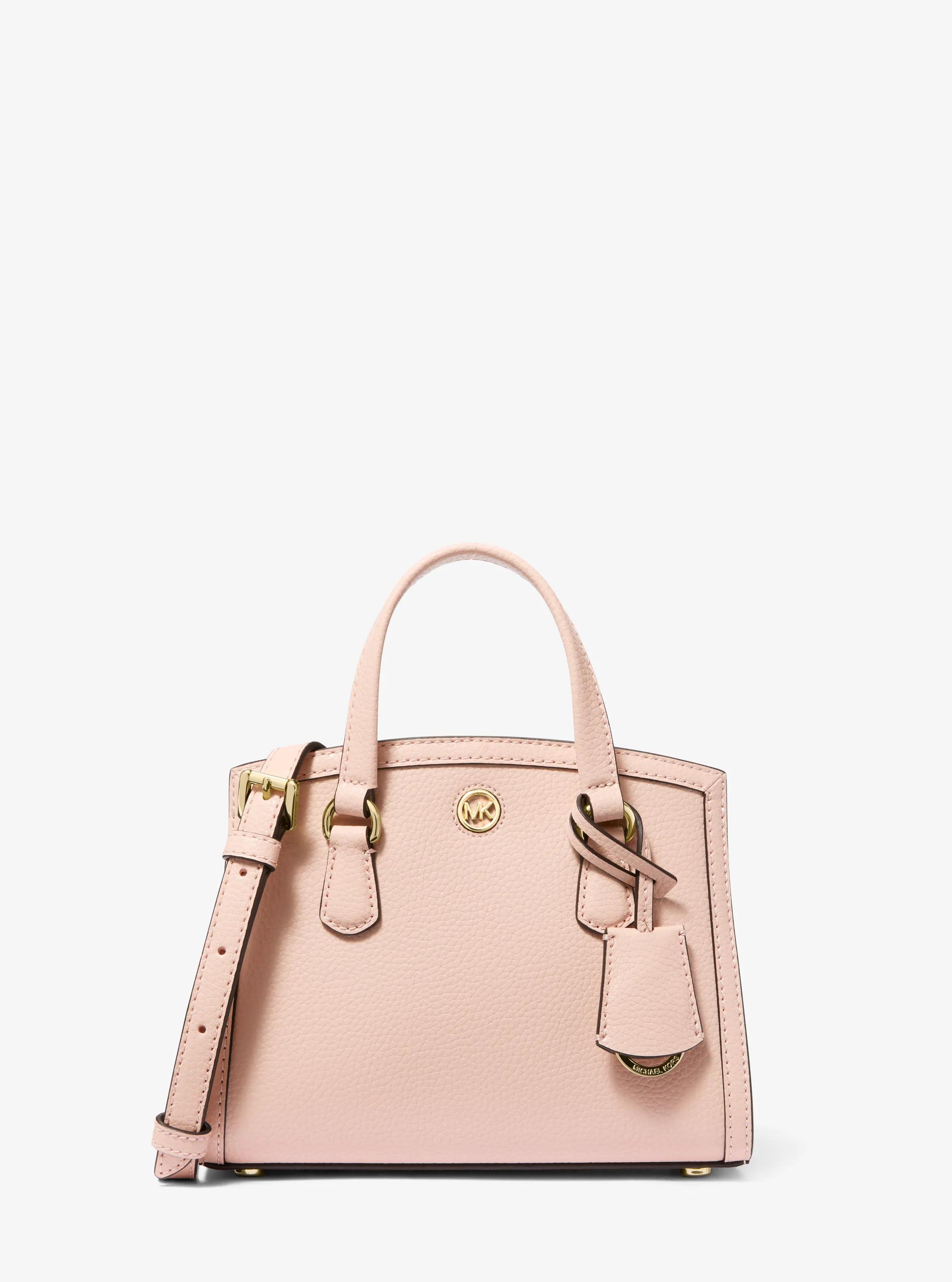 Chantal Extra-Small Pebbled Leather Messenger Bag