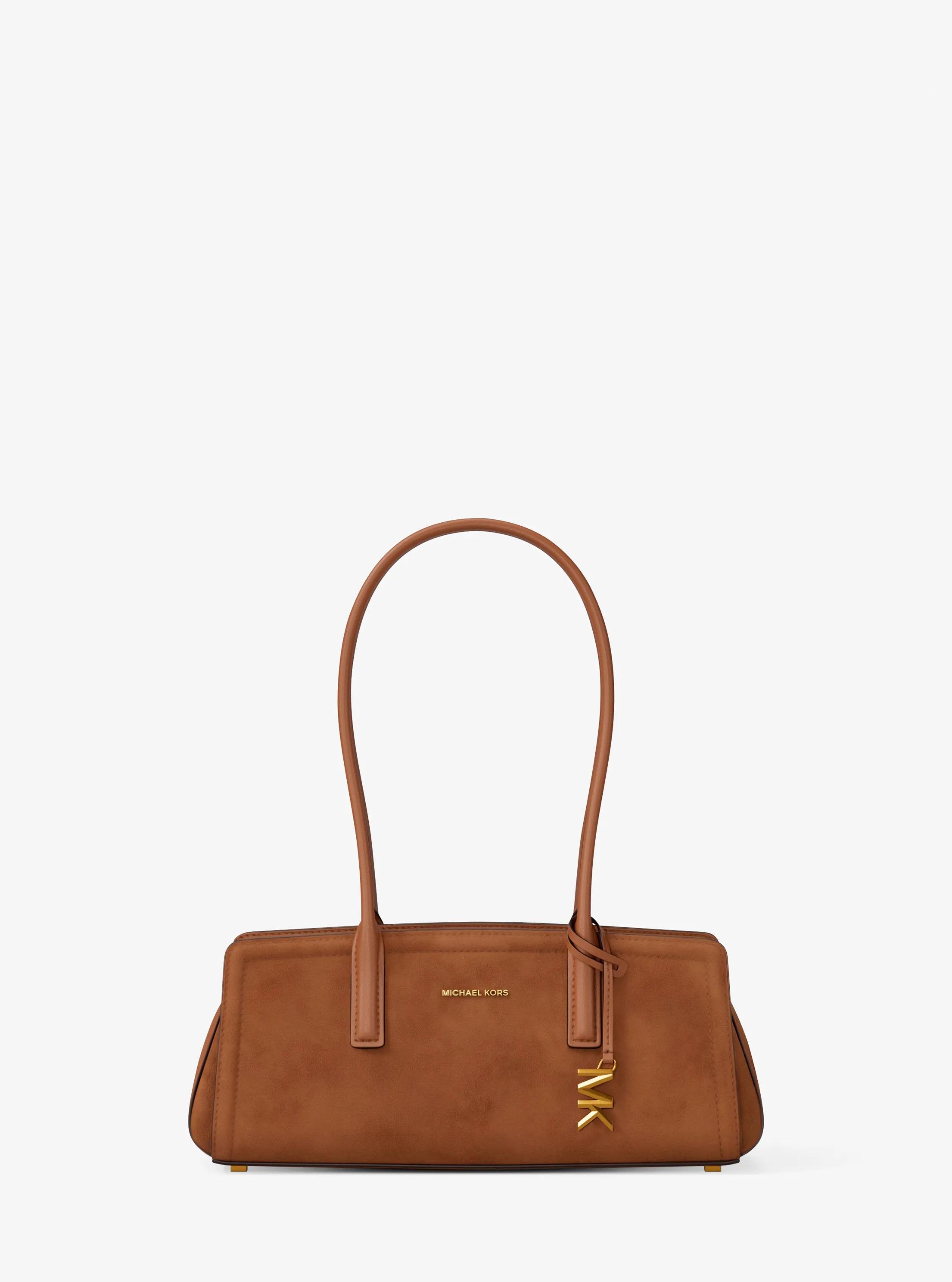 Michael Michael Kors Mk Schultertasche Laila Small Aus Wildleder - Braun - Michael Kors