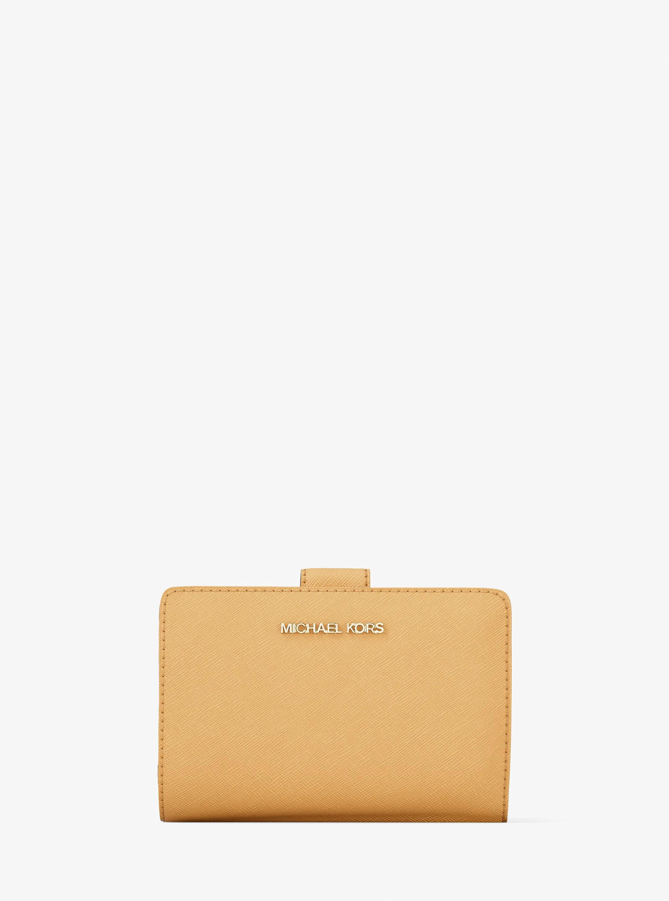 Cartera mediana de piel de grano cruzado in [3469] | Michael Kors