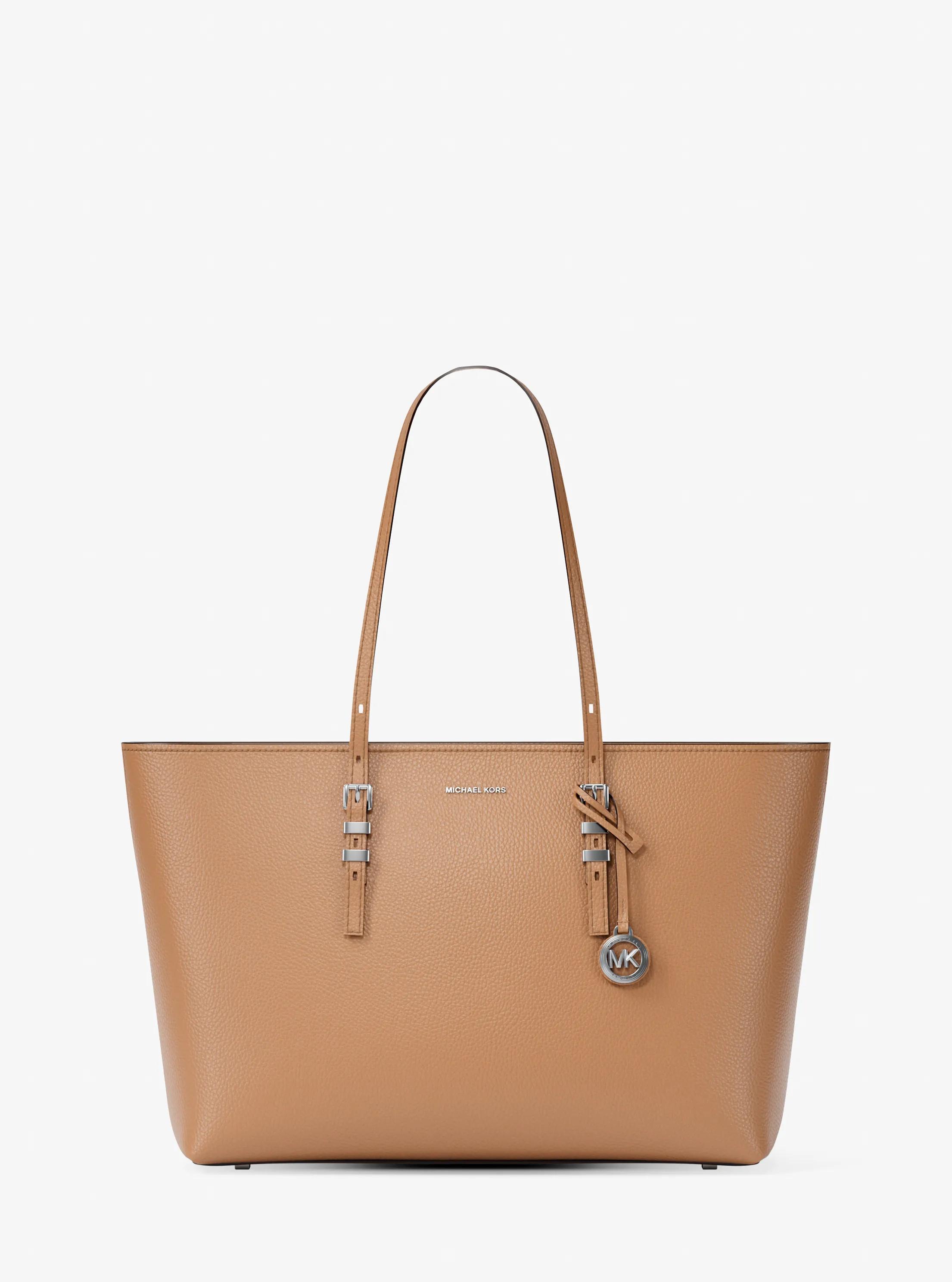 Quinn Large Pebbled Leather Tote Bag