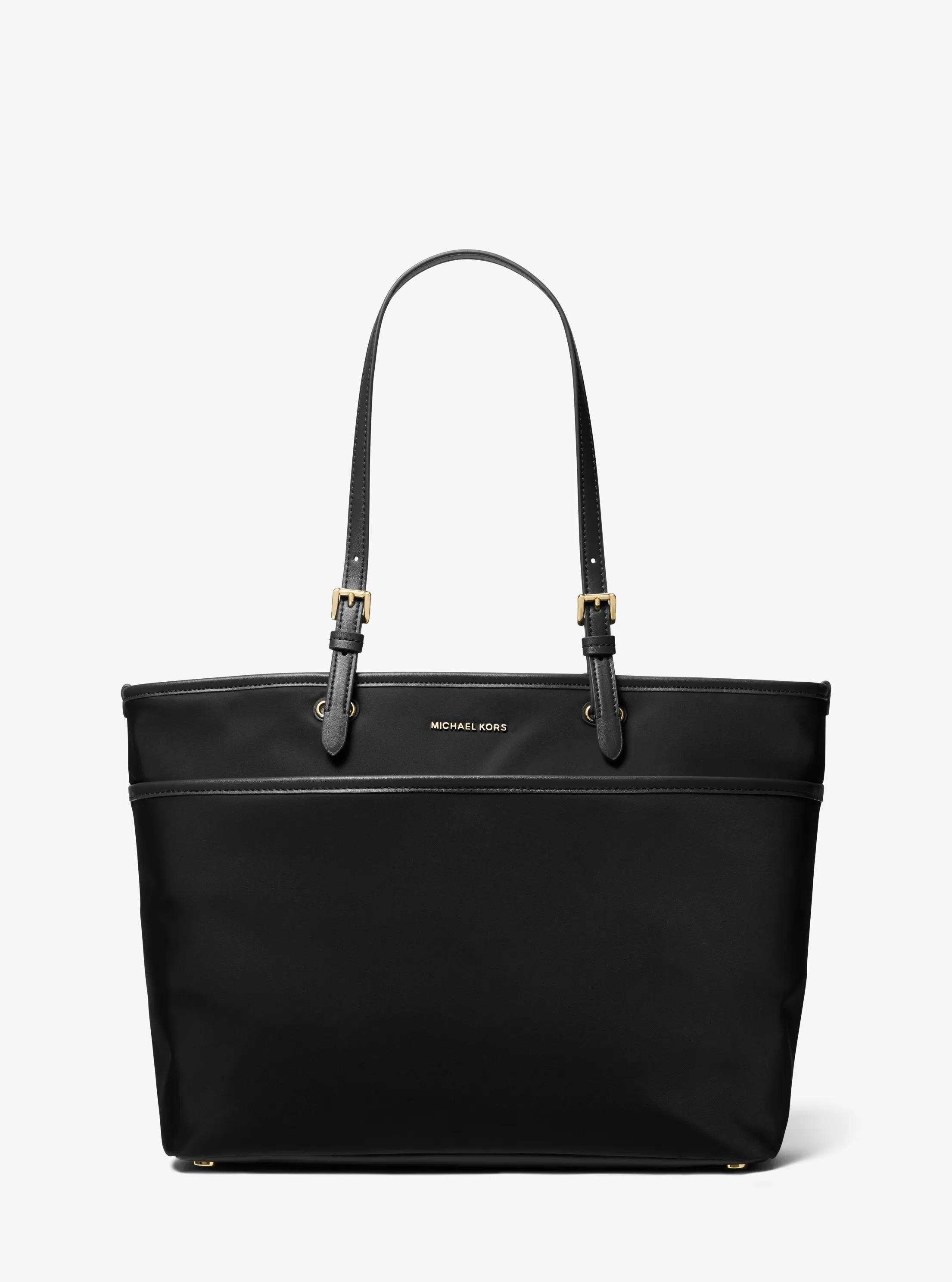 Winston Large Nylon Pocket Tote Bag in BLACK | Michael Kors
