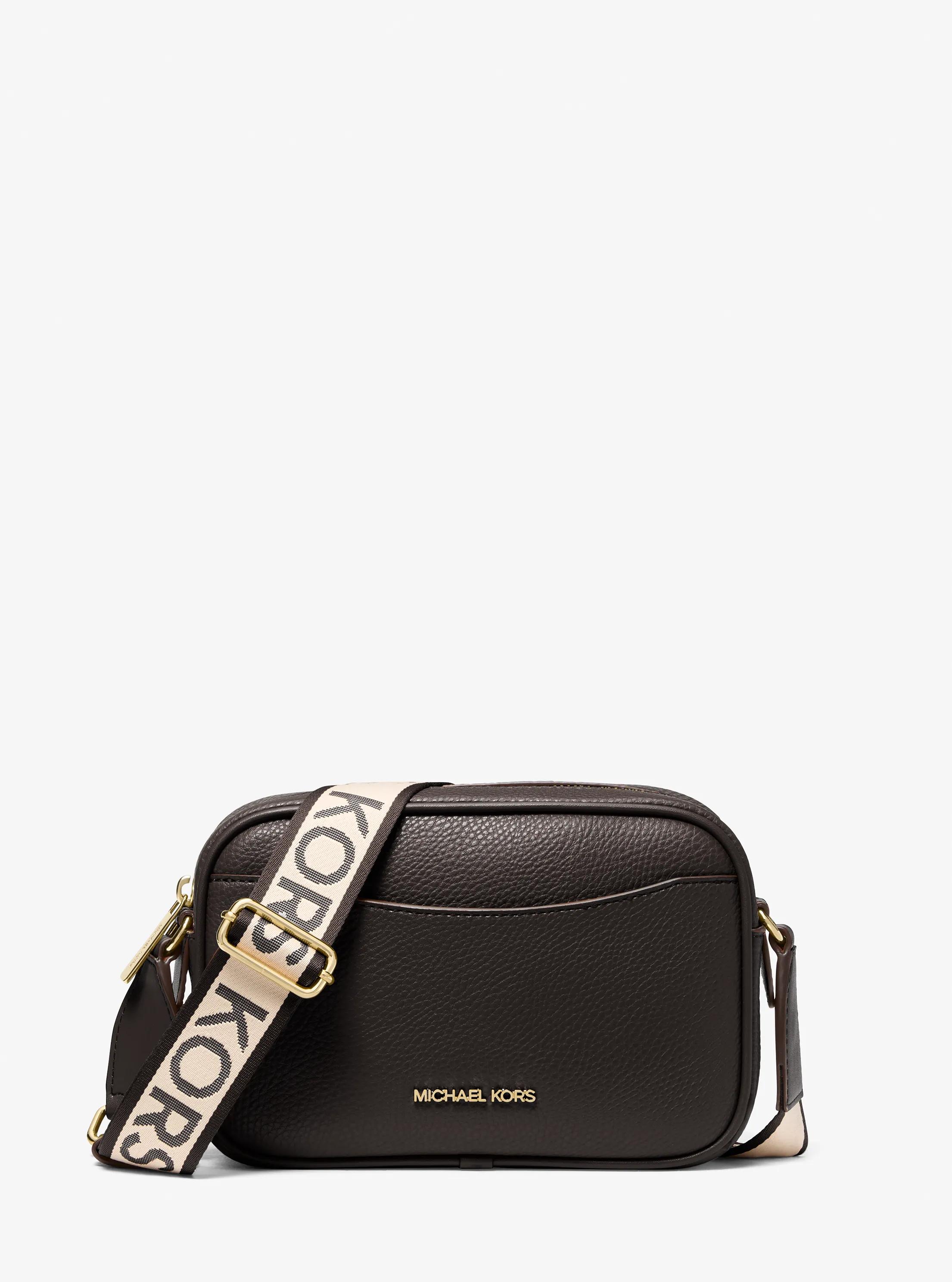 Camera bag a tracolla Jet Set media in CIOCCOLATO | Michael Kors