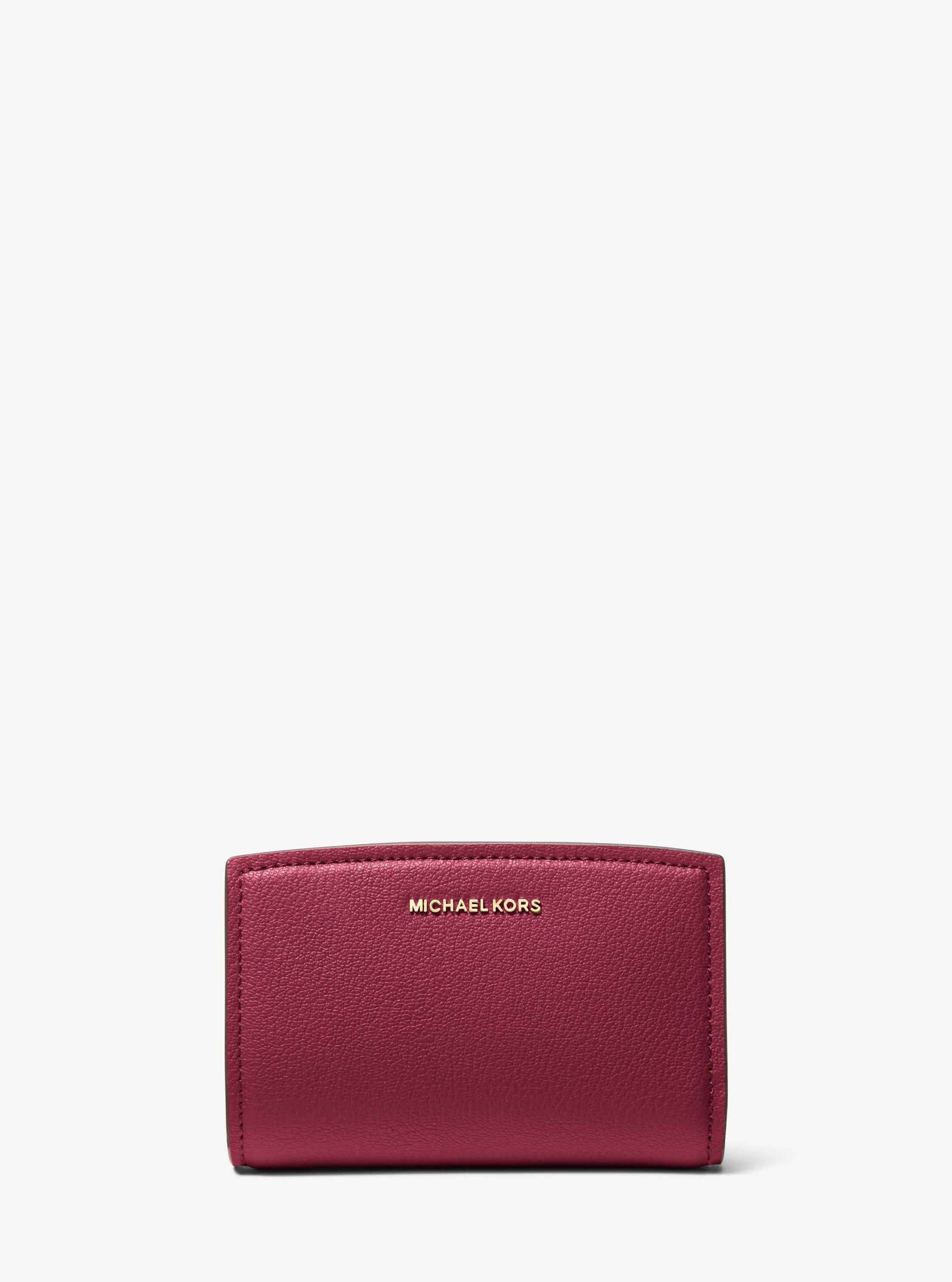 Bryant Medium Pebbled Leather Wallet in MULBERRY | Michael Kors
