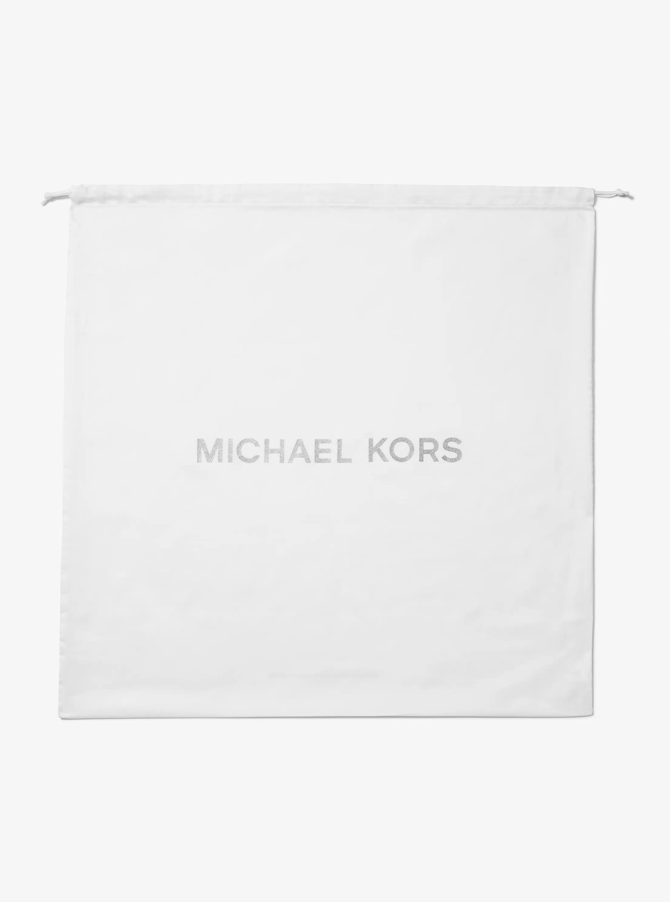 Extra-Large Logo Woven Dust Bag in WHITE | Michael Kors