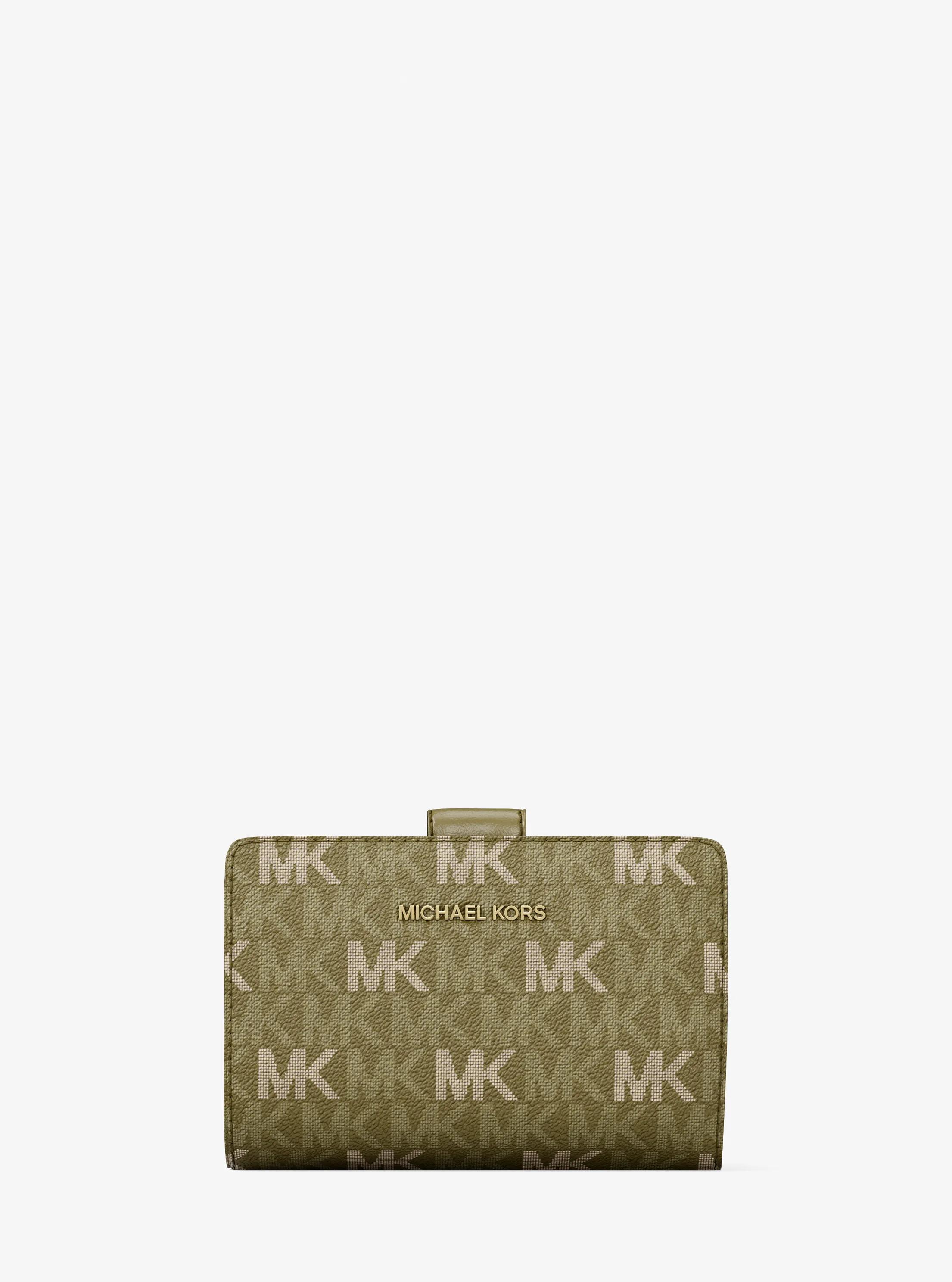 Jet Set Travel Medium Signature Logo Billfold Wallet in OREGANO | Michael Kors