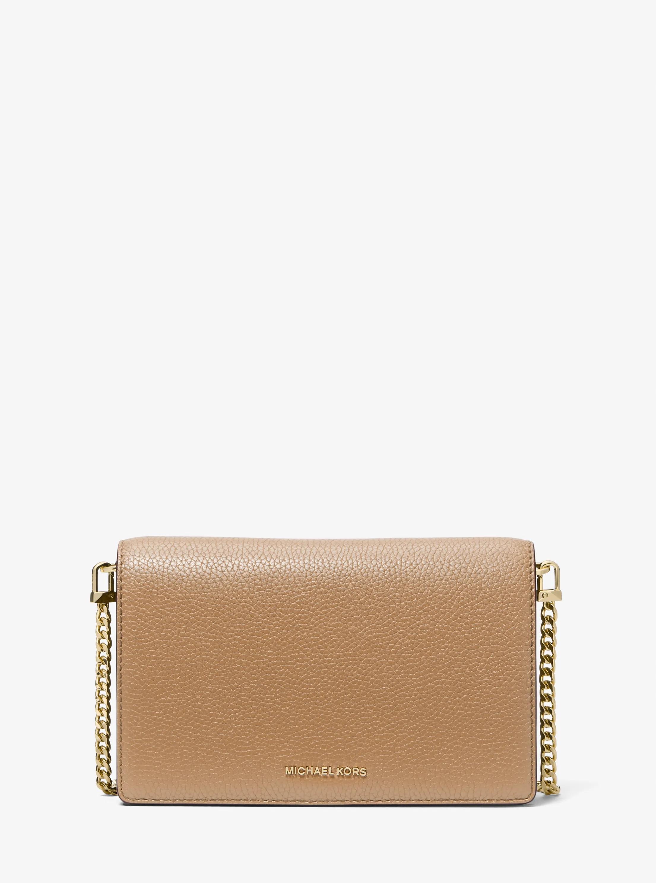 Bandolera Jet Set mediana de piel granulada in C&Aacute;SCARA | Michael Kors