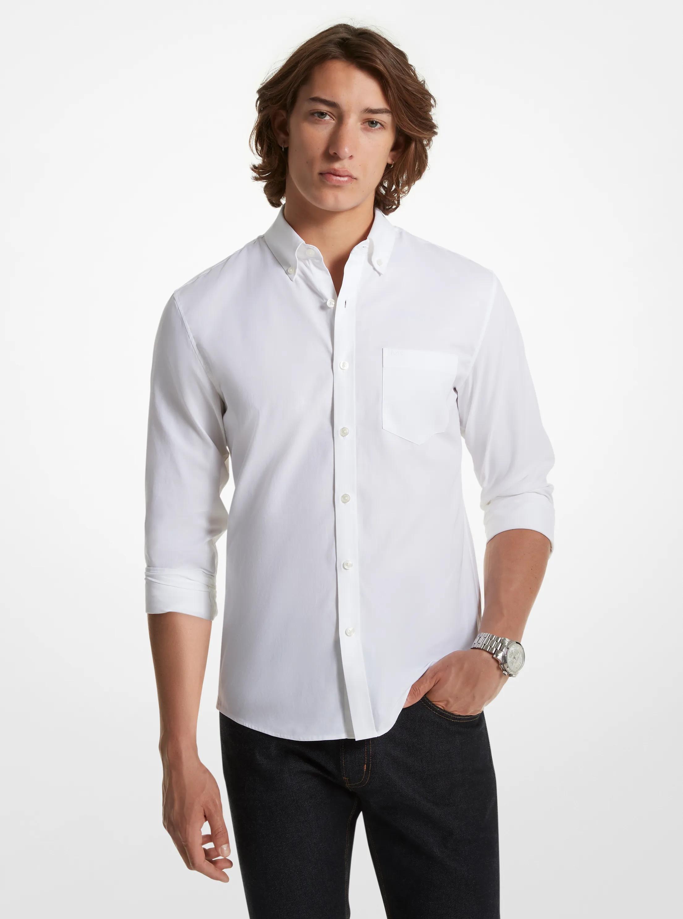 Stretch Cotton Oxford Shirt