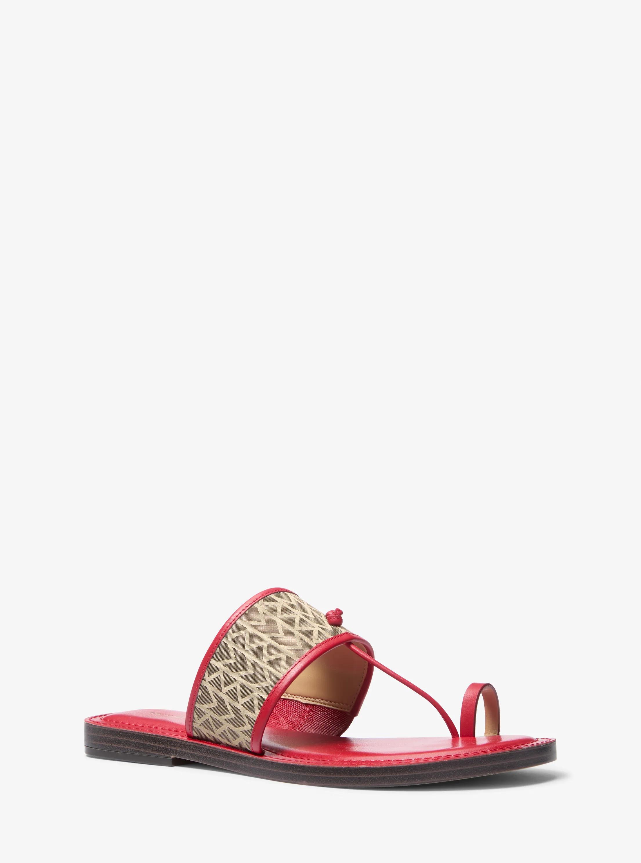 Ashtin MK2000 Logo Jacquard Sandal