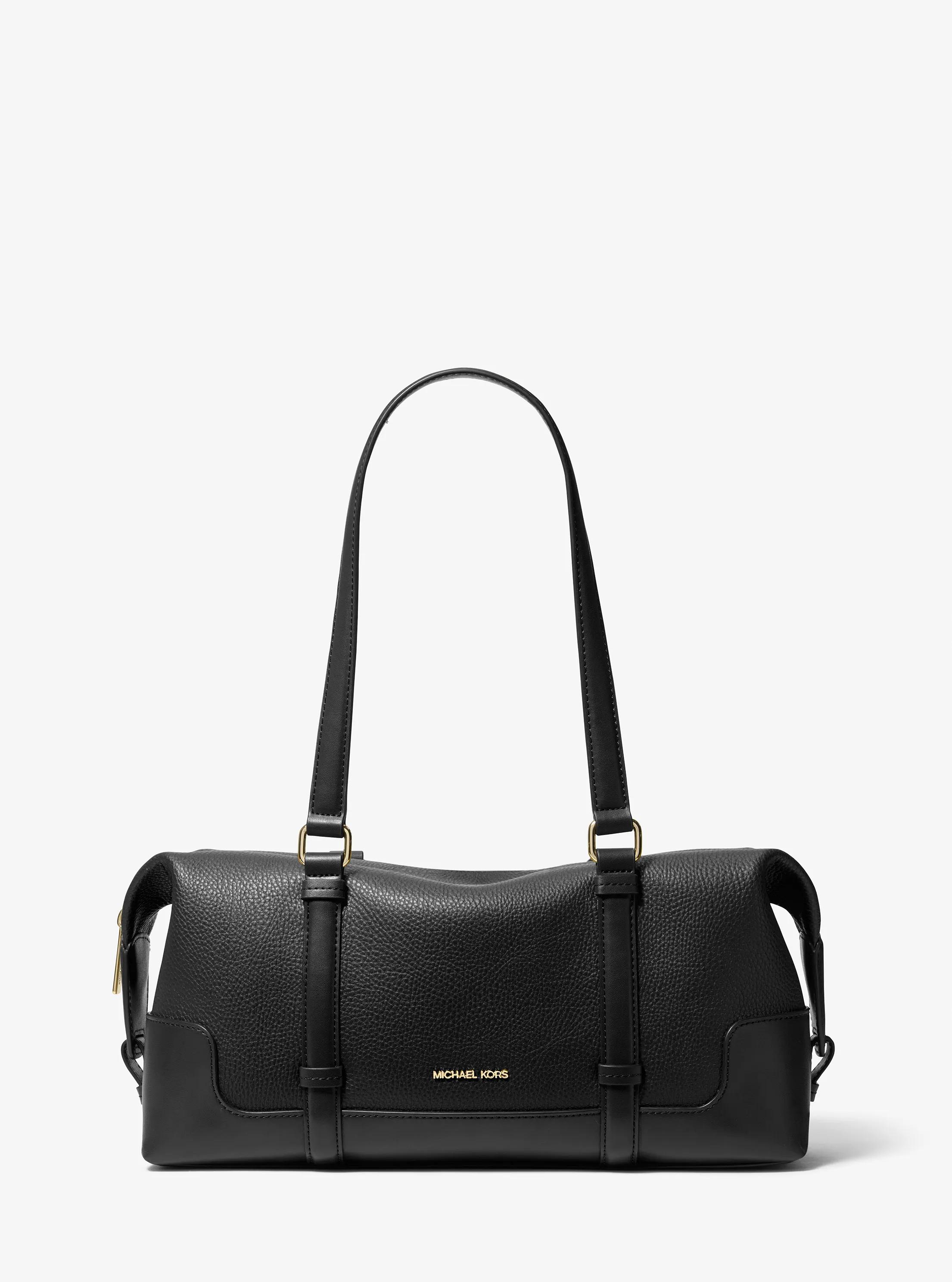Bolso de hombro Teddi grande texturizado in NEGRO | Michael Kors