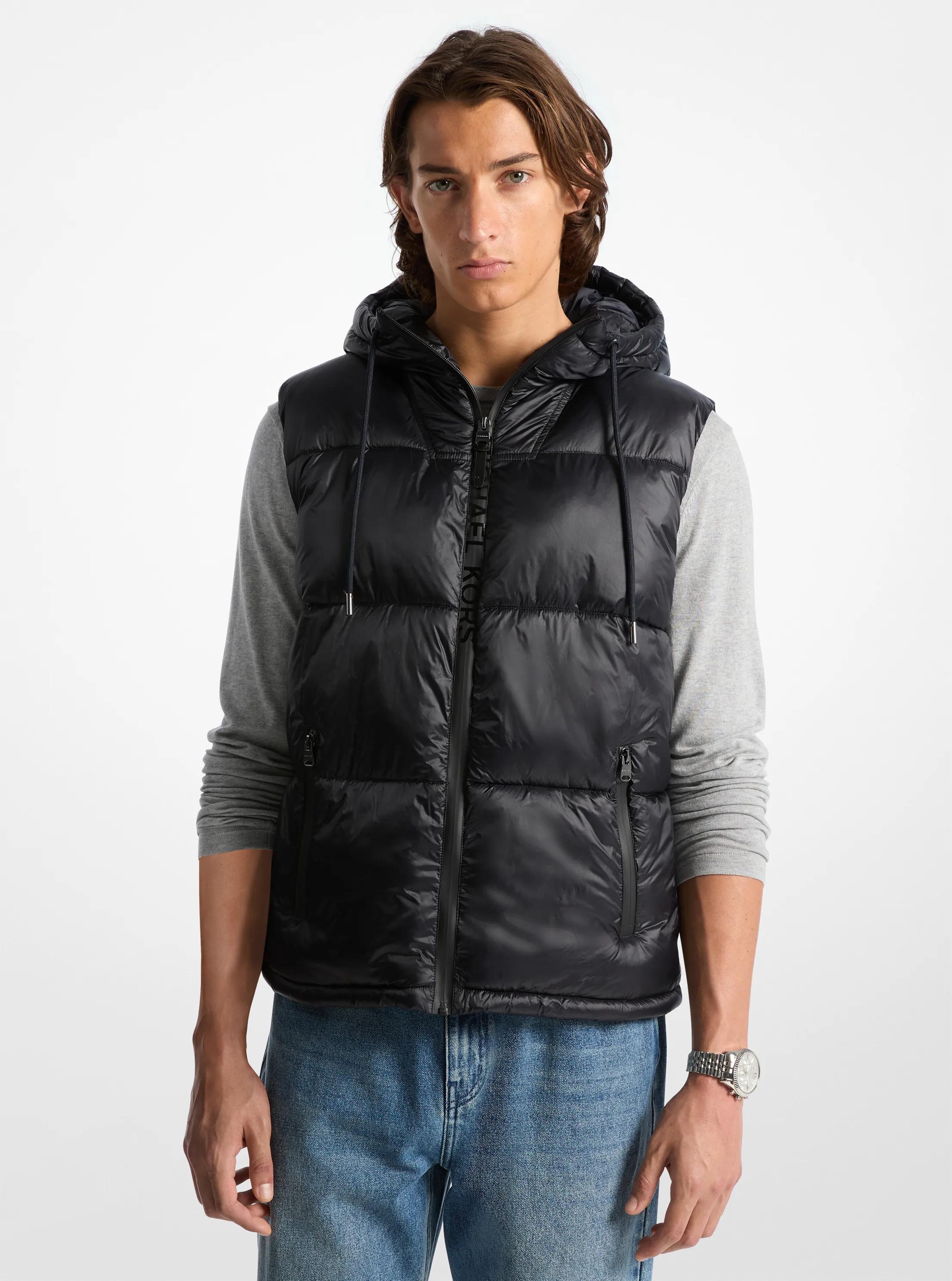 Chaqueta Law de nailon in AZUL MEDIANOCHE | Michael Kors