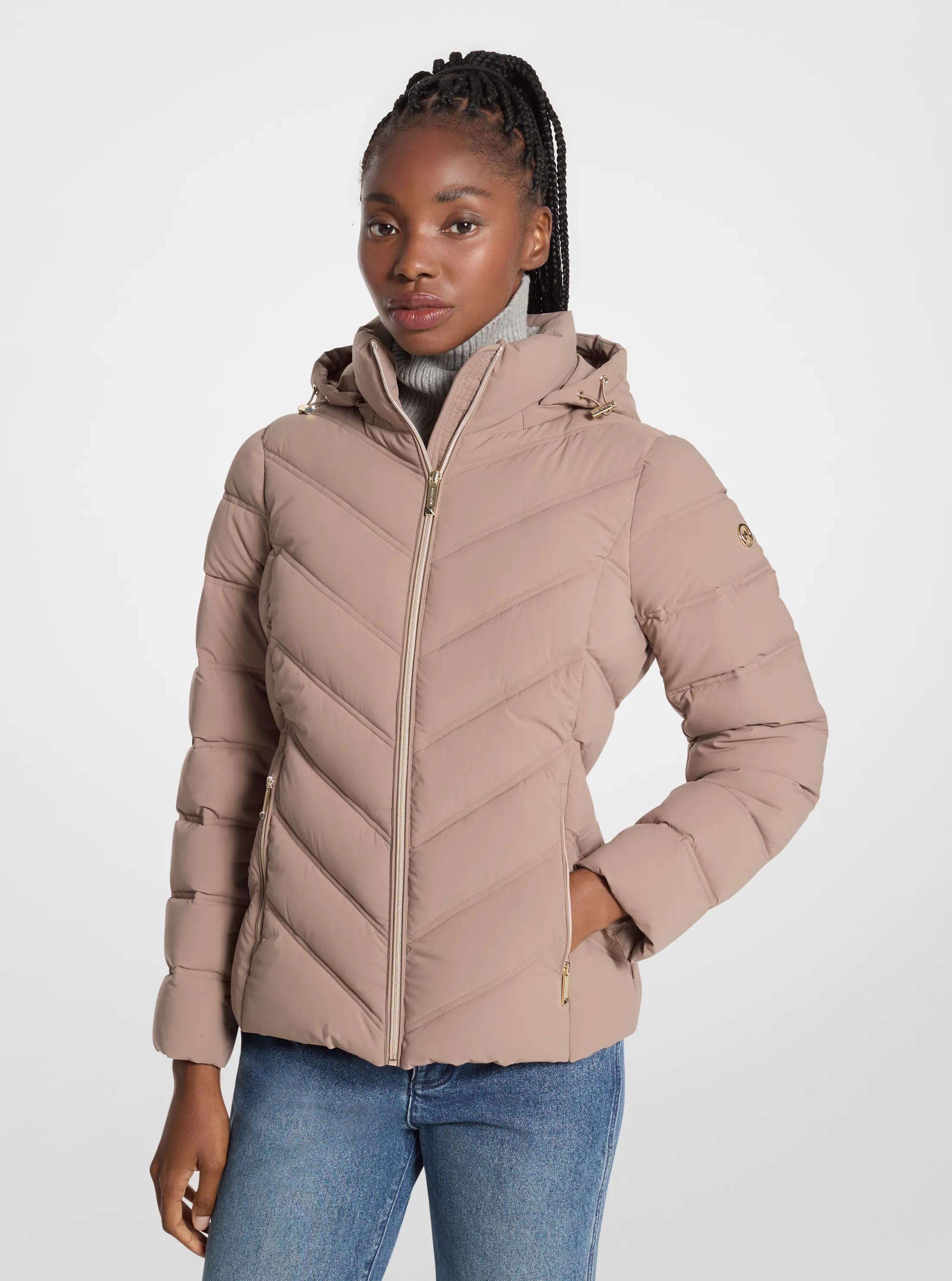 Packable Quilted Puffer Jacket in TAUPE | Michael Kors
