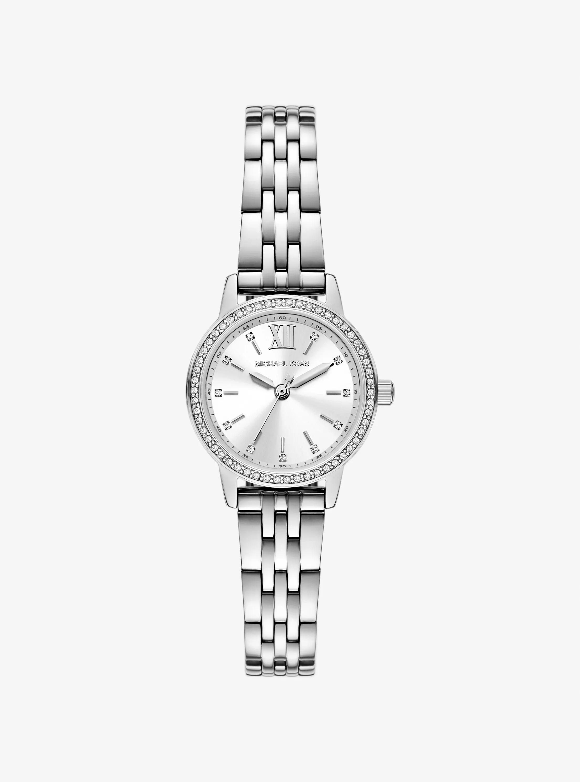 Michael Kors Outlet Mini Melissa Pavé Silver-tone Watch