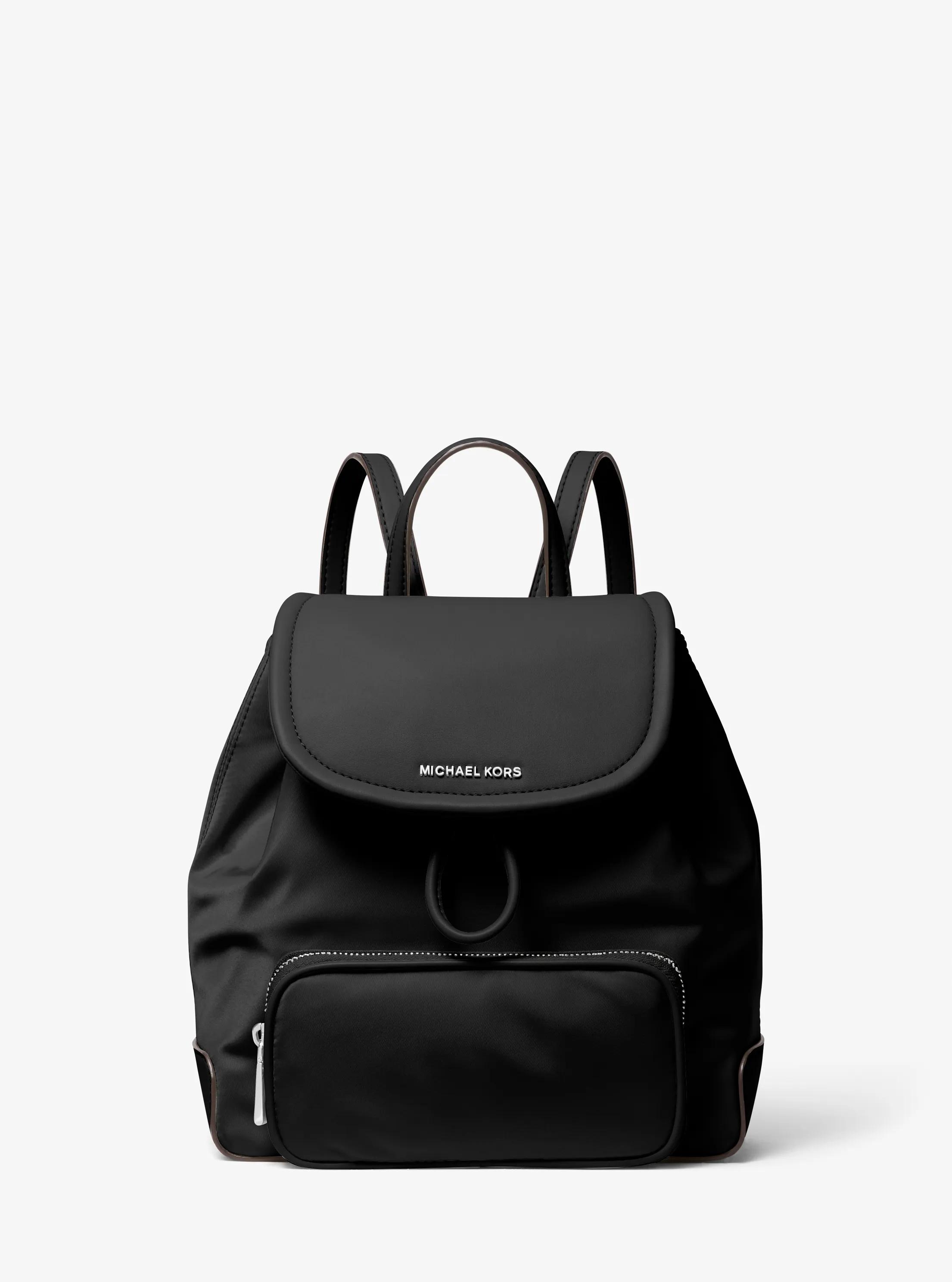 Cara Small Nylon Backpack in BLACK | Michael Kors