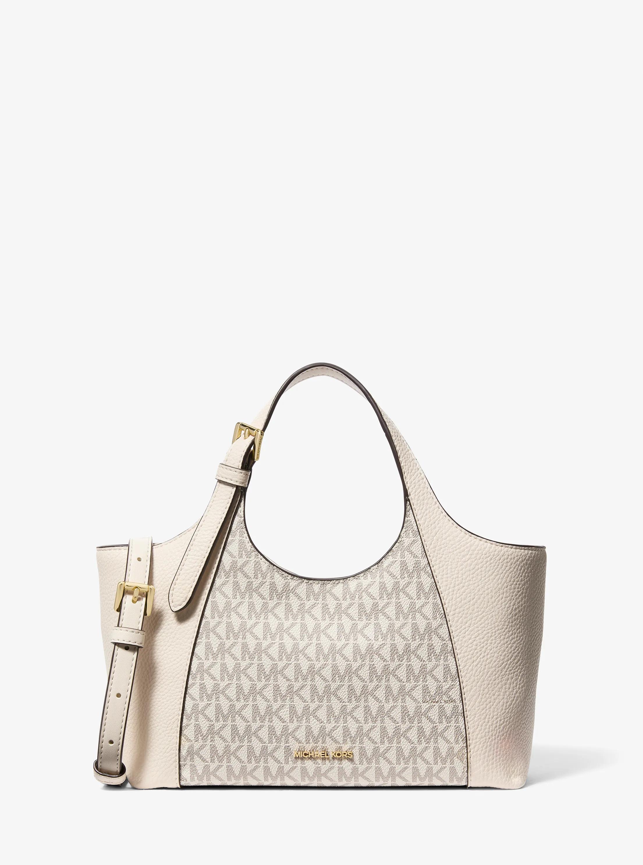 Bernie Small Signature Logo Satchel in LT CRM MULTI | Michael Kors