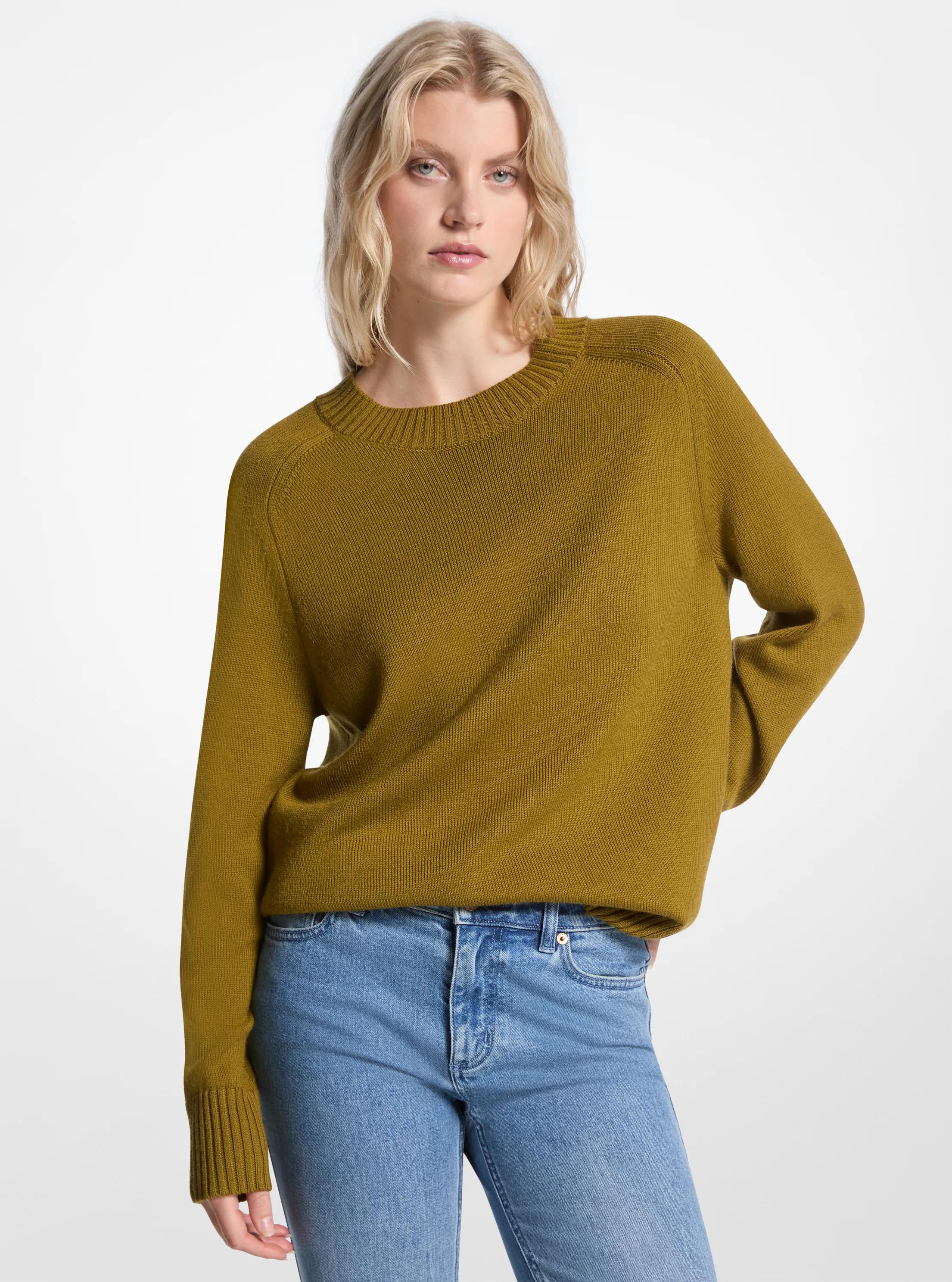 Wool Sweater in PISTACHIO | Michael Kors