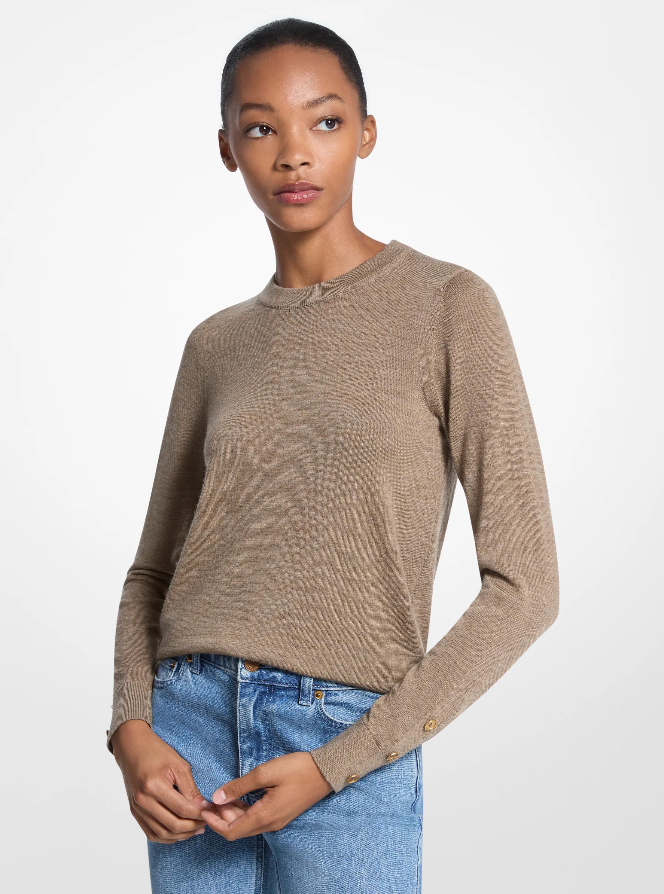 Wool Sweater in CHESTNUT HEATHER | Michael Kors
