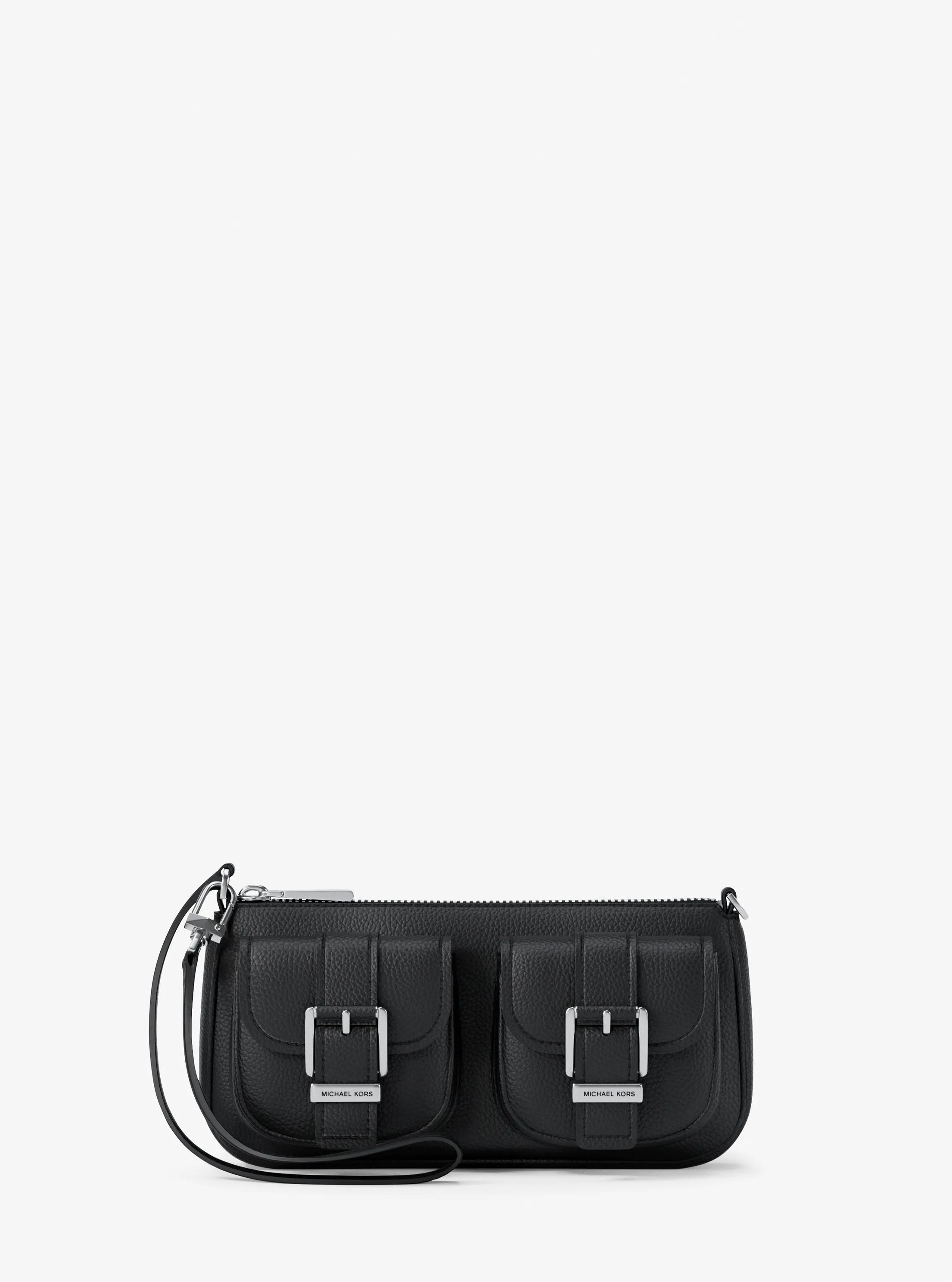 Pochette Zoe piccola in pelle martellata