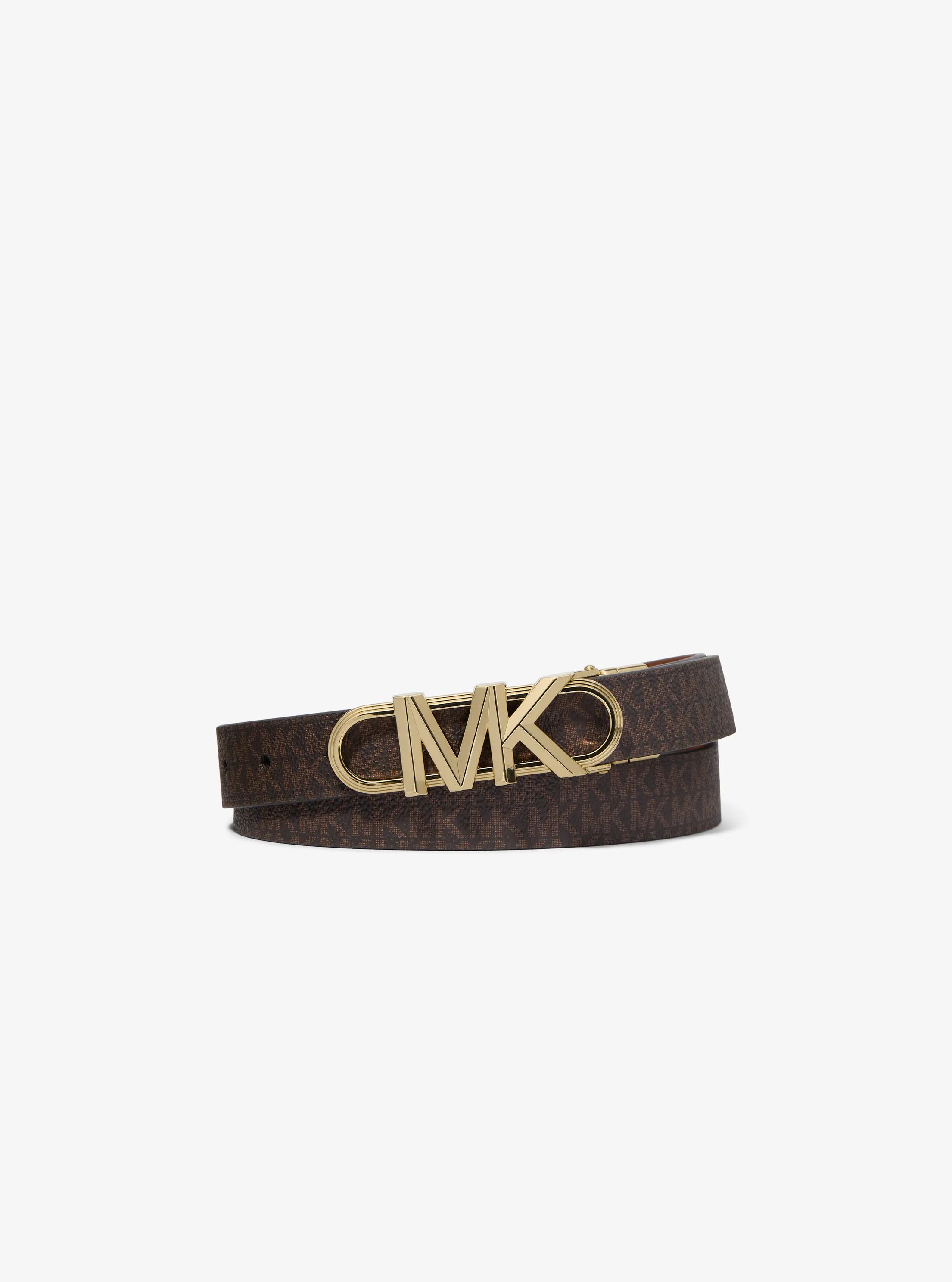 Empire Reversible Leather and Signature Logo Belt