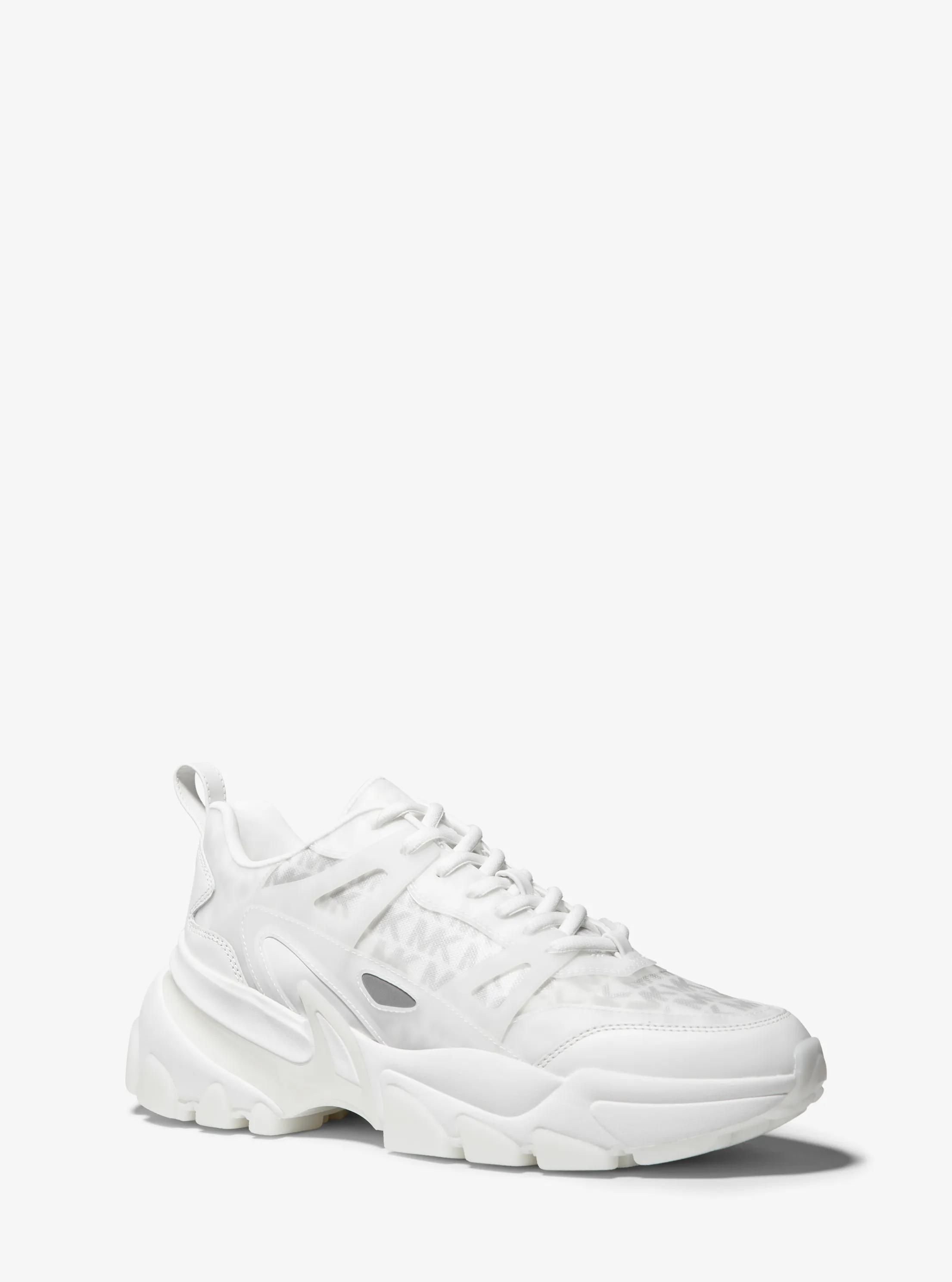 Nick Logo Trainer in OPTIC WHITE | Michael Kors