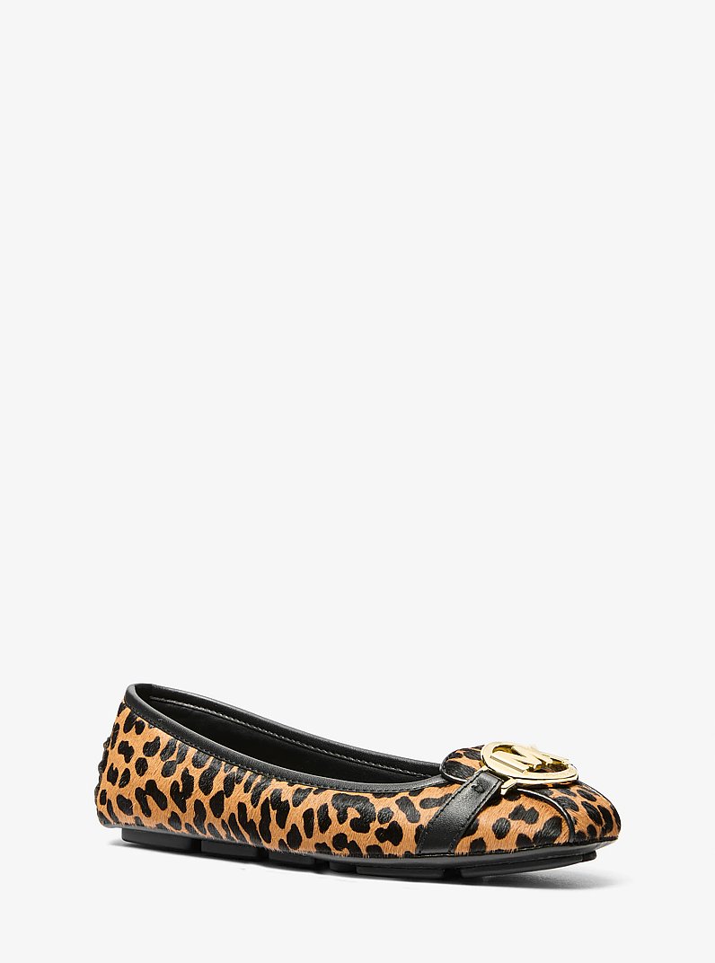 Mocas&iacute;n Fulton de pelo de becerro con estampado de leopardo in CIERVO MULTICOLOR | Michael Kors