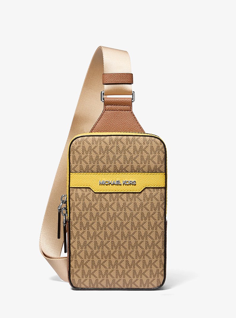 Cooper Signature Logo Sling Pack in DAISY YELLOW | Michael Kors