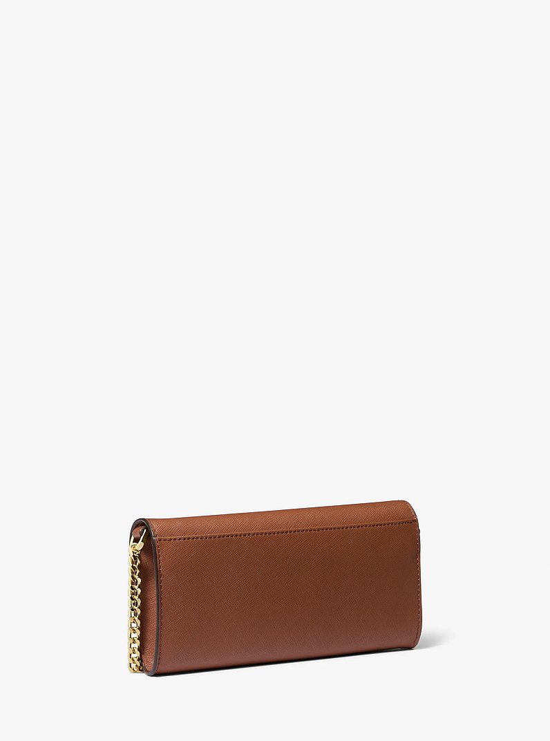 Jet Set Medium Saffiano Leather 2-in-1 Convertible Crossbody Bag in LUGGAGE | Michael Kors