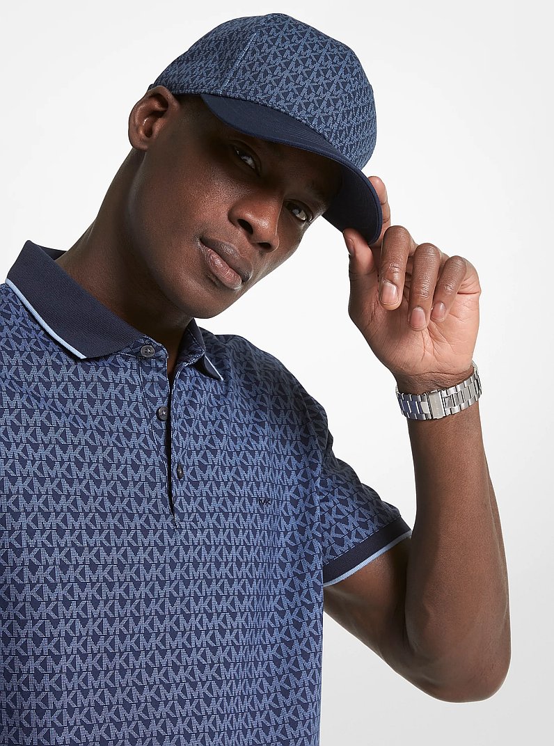 Logo Print Cotton Baseball Hat