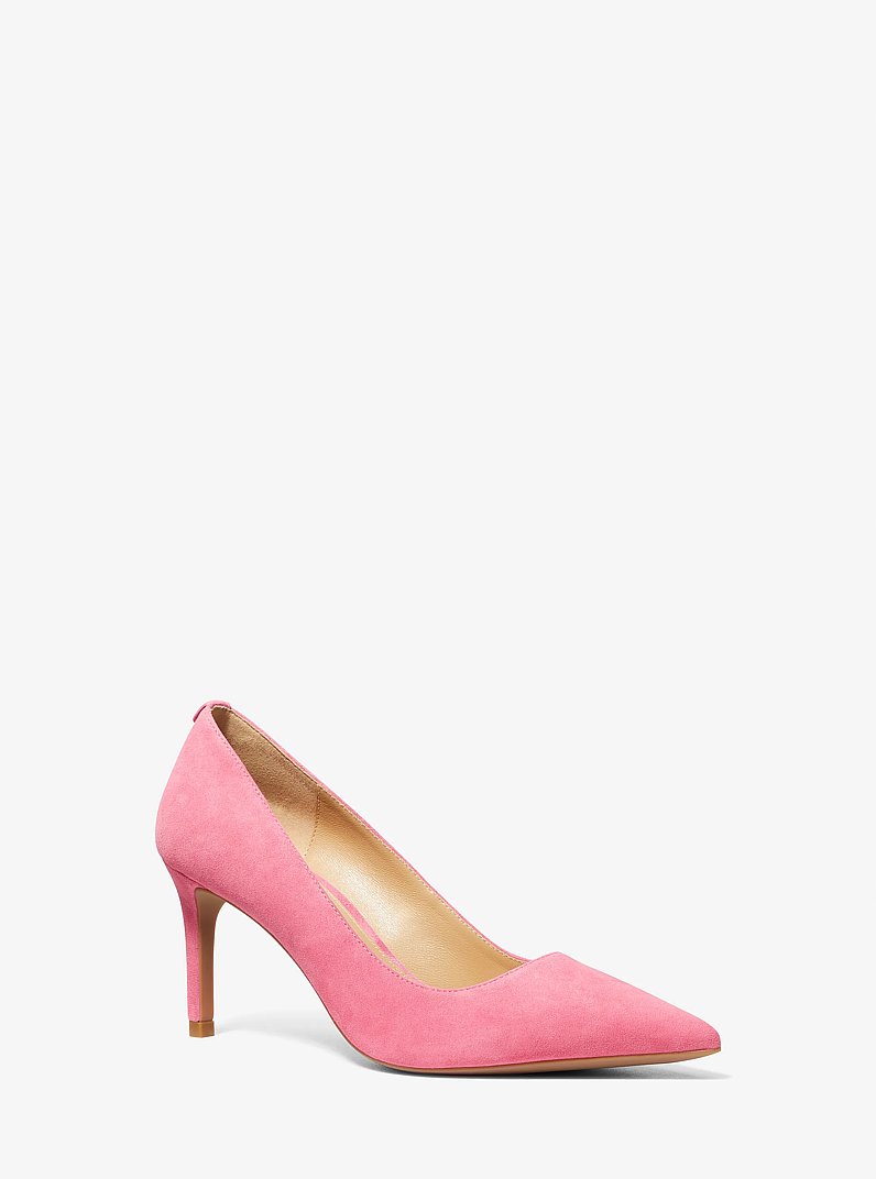 Alina Flex Suede Pump in CAMELIA ROSE | Michael Kors