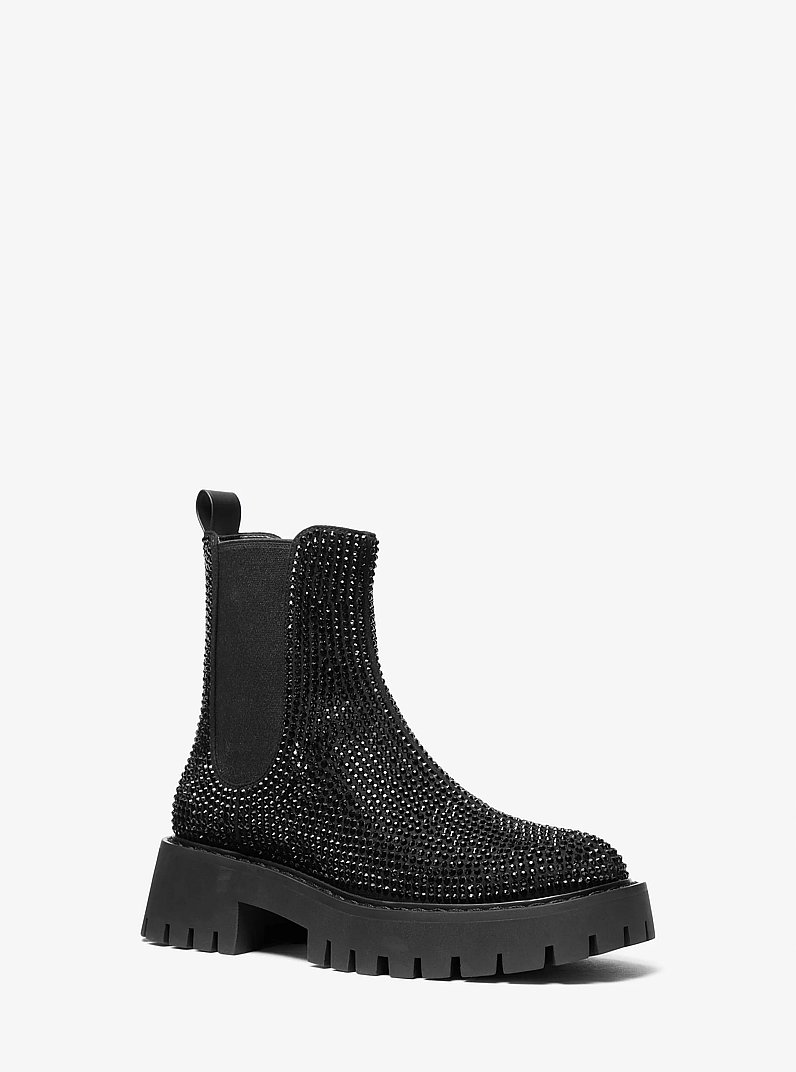 Asher Embellished Boot in BLACK | Michael Kors