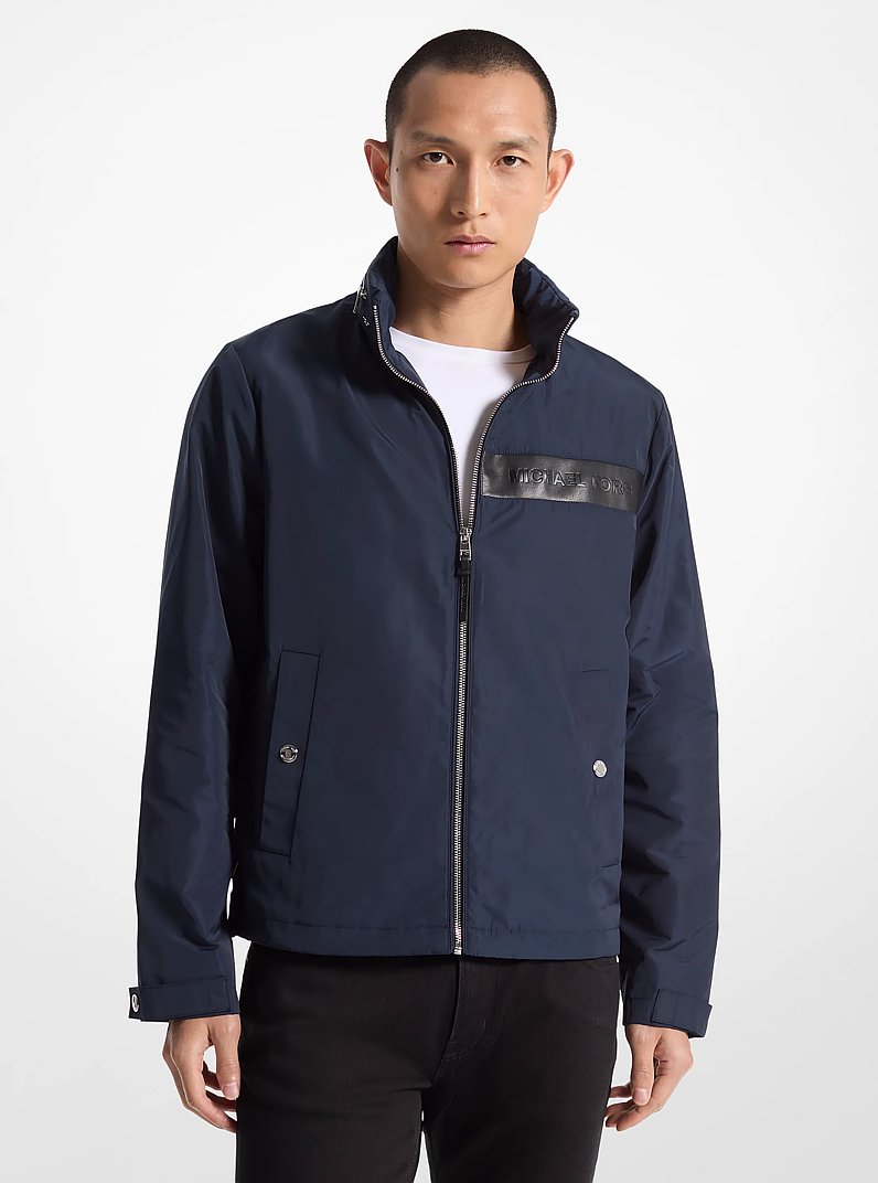 Woven Windbreaker Jacket in MIDNIGHT | Michael Kors