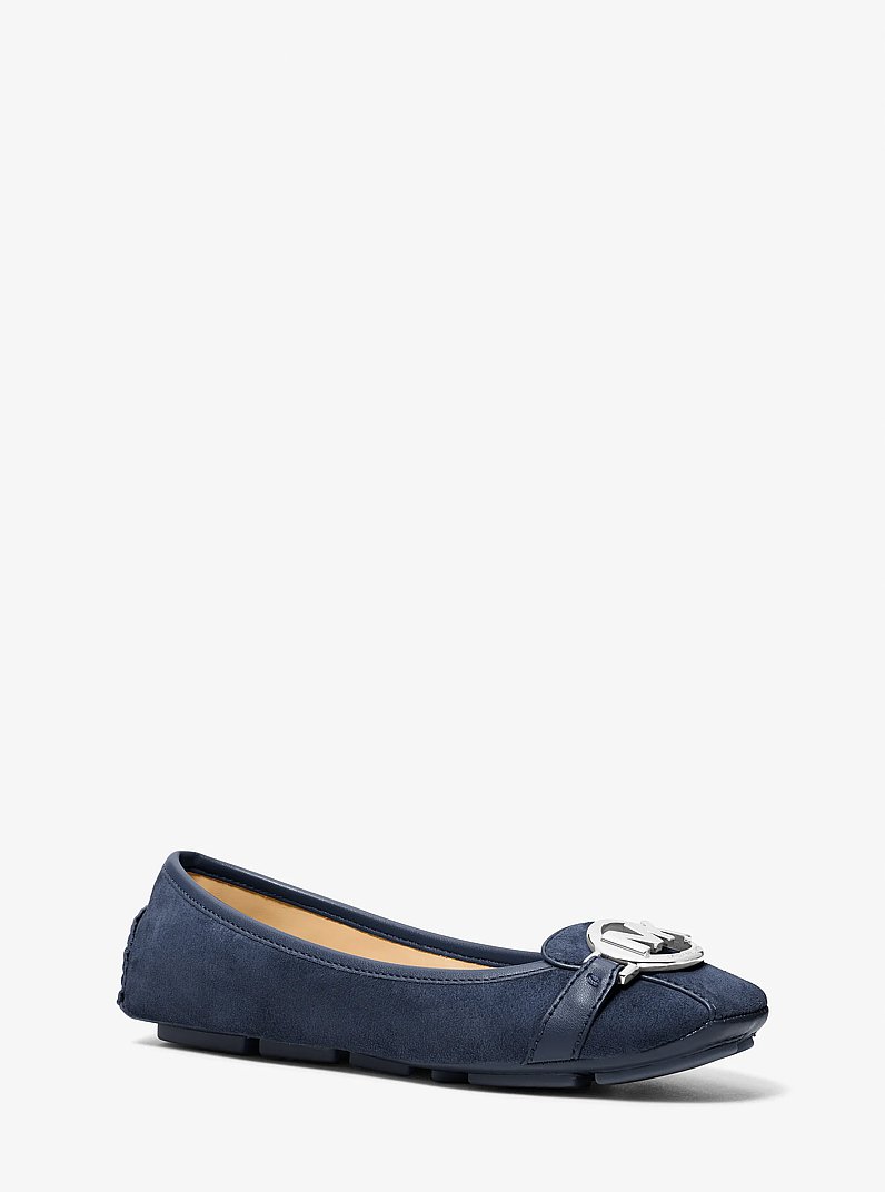 Fulton Suede Moccasin in NAVY | Michael Kors