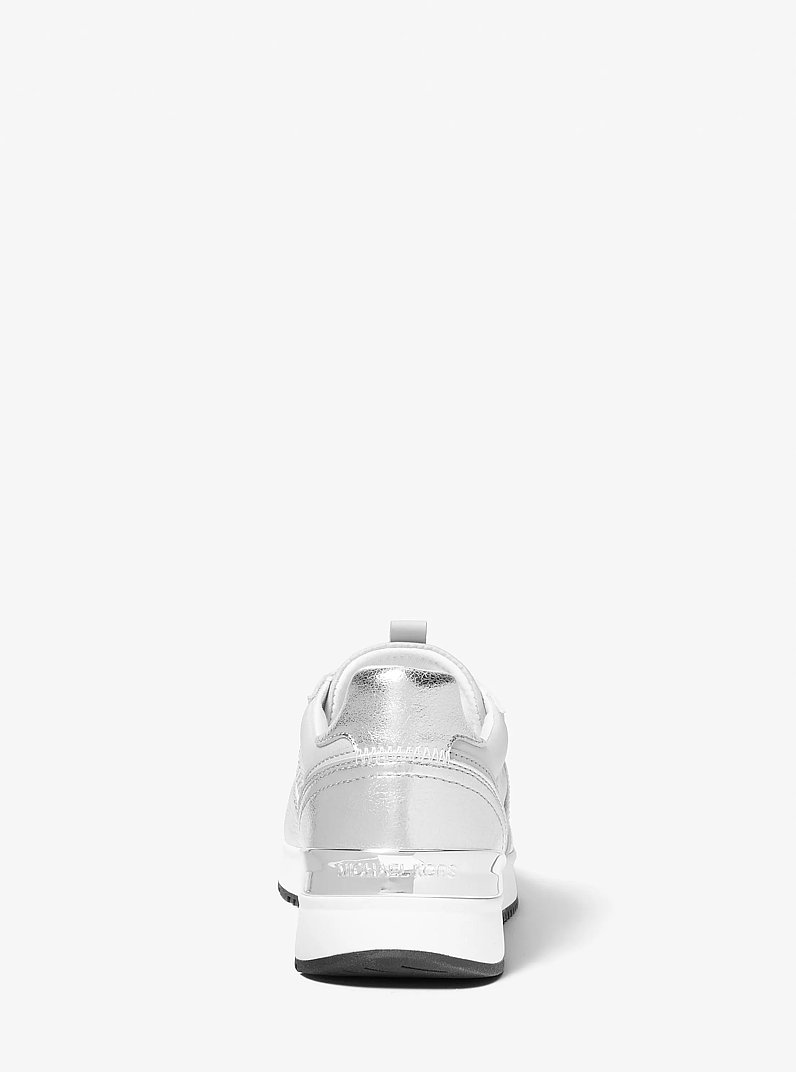 Remy Mixed-Media Trainer in SILVER MULTI | Michael Kors