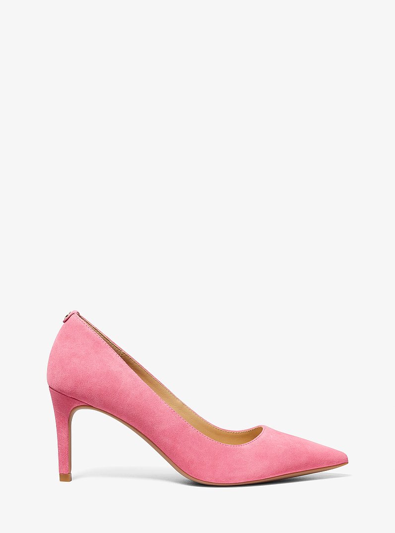 Alina Flex Suede Pump in CAMELIA ROSE | Michael Kors
