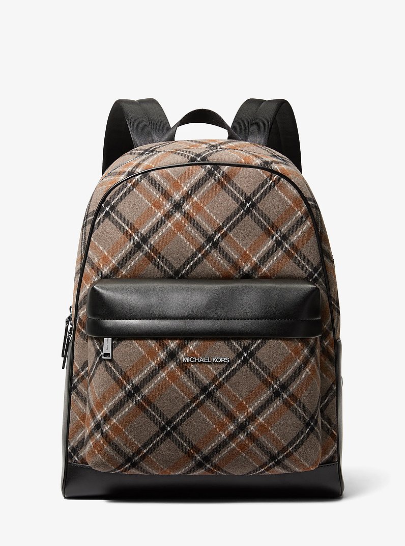 Mochila Pacey de mezcla de lana con estampado de cuadros in CHAMPI&Ntilde;&Oacute;N | Michael Kors