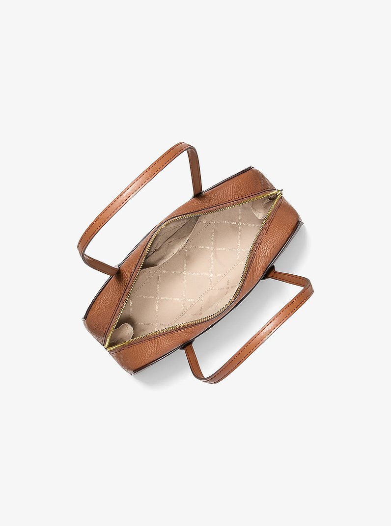 Ashton Signature Logo Shoulder Bag in BROWN | Michael Kors