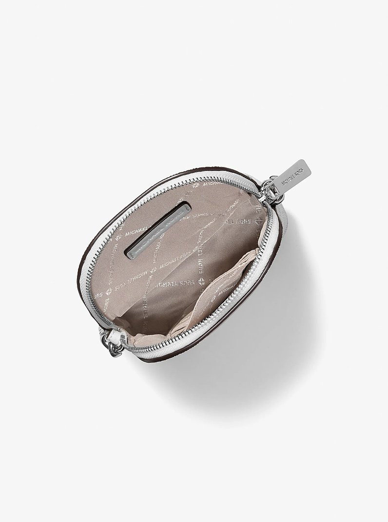 Jet Set Small Signature Logo Crossbody Bag in OPT/ALLUM | Michael Kors