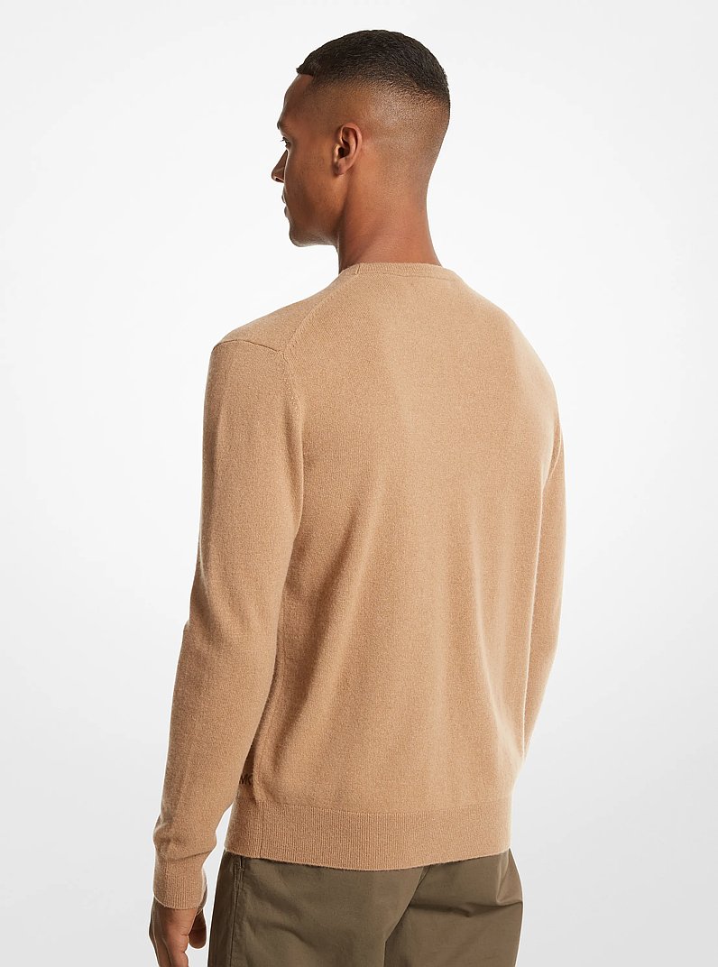 Cashmere Sweater in DARK CAMEL MELANGE | Michael Kors