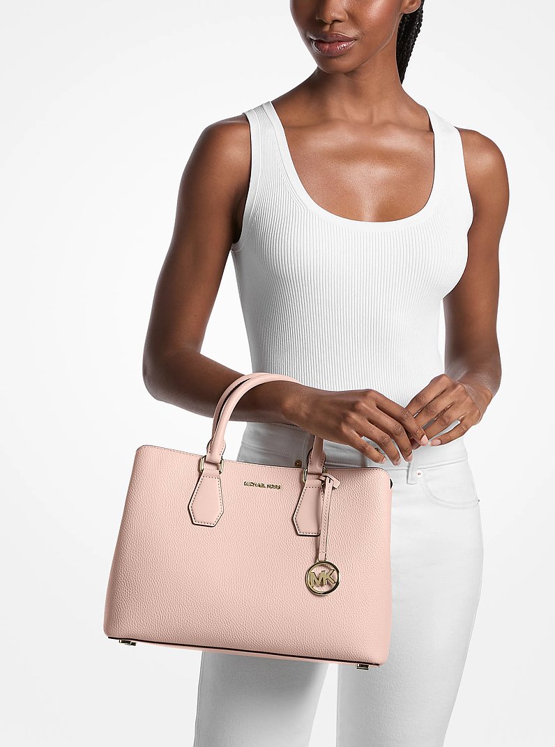 Camille Large Satchel in SOFT PINK | Michael Kors