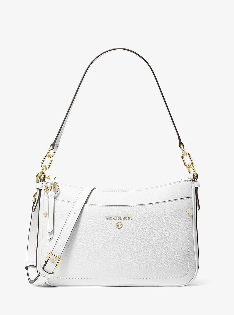 Jet Set Medium Pebbled Leather Shoulder Bag
