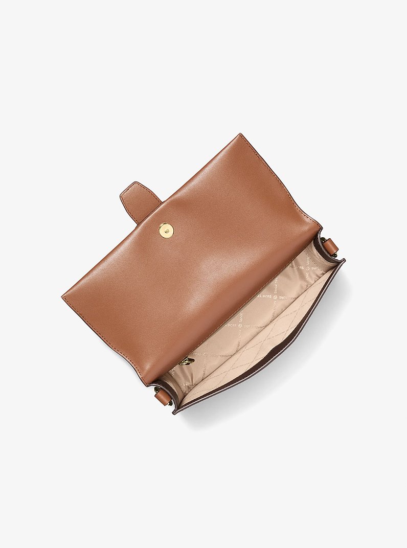 Greenwich Medium Signature Logo Convertible Crossbody Bag in PWD