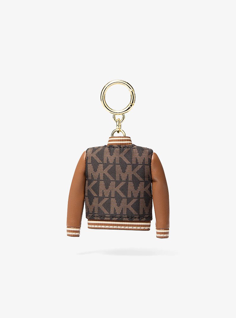 Varsity Jacket Bag Charm in BROWN | Michael Kors