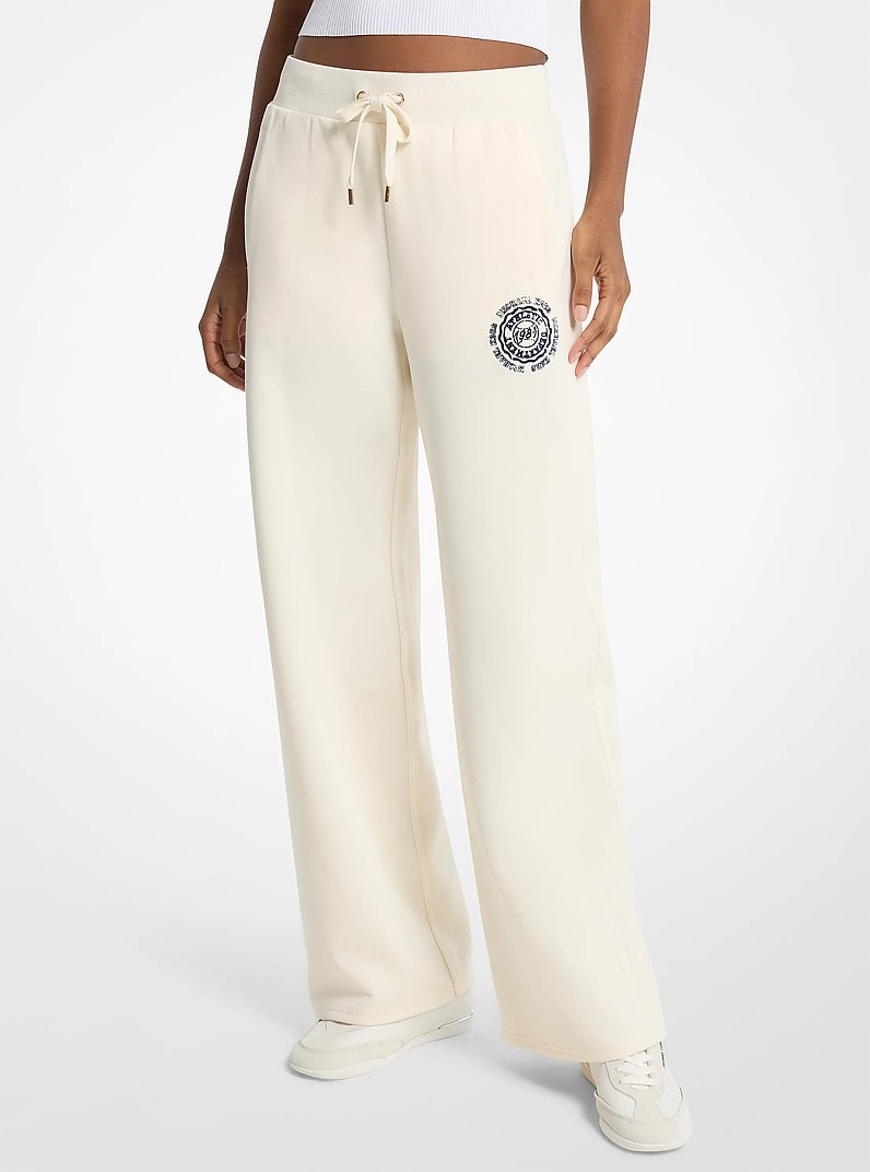Pantal&oacute;n tejido ancho in HUESO | Michael Kors