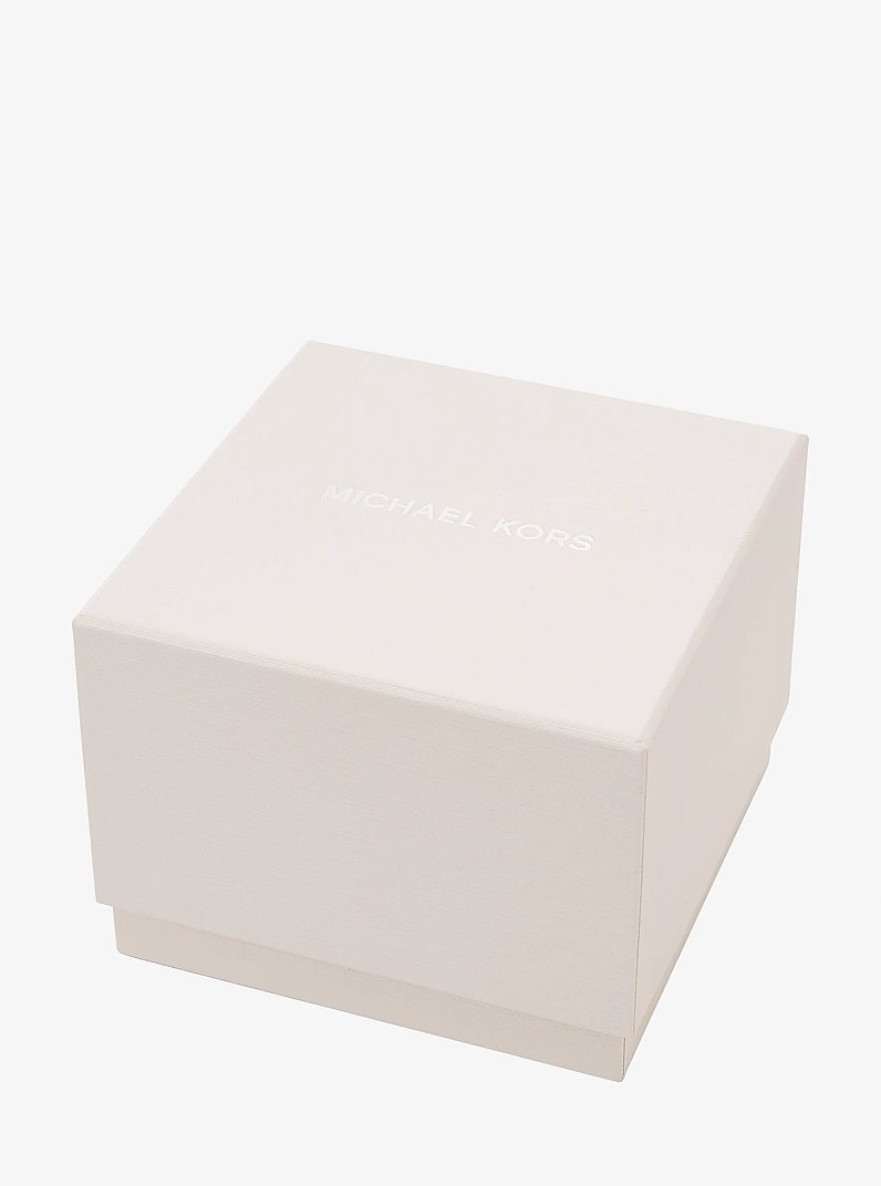 Mini Harlowe Pav&eacute; Gold-Tone Watch and Jewelry Set in SILVER | Michael Kors