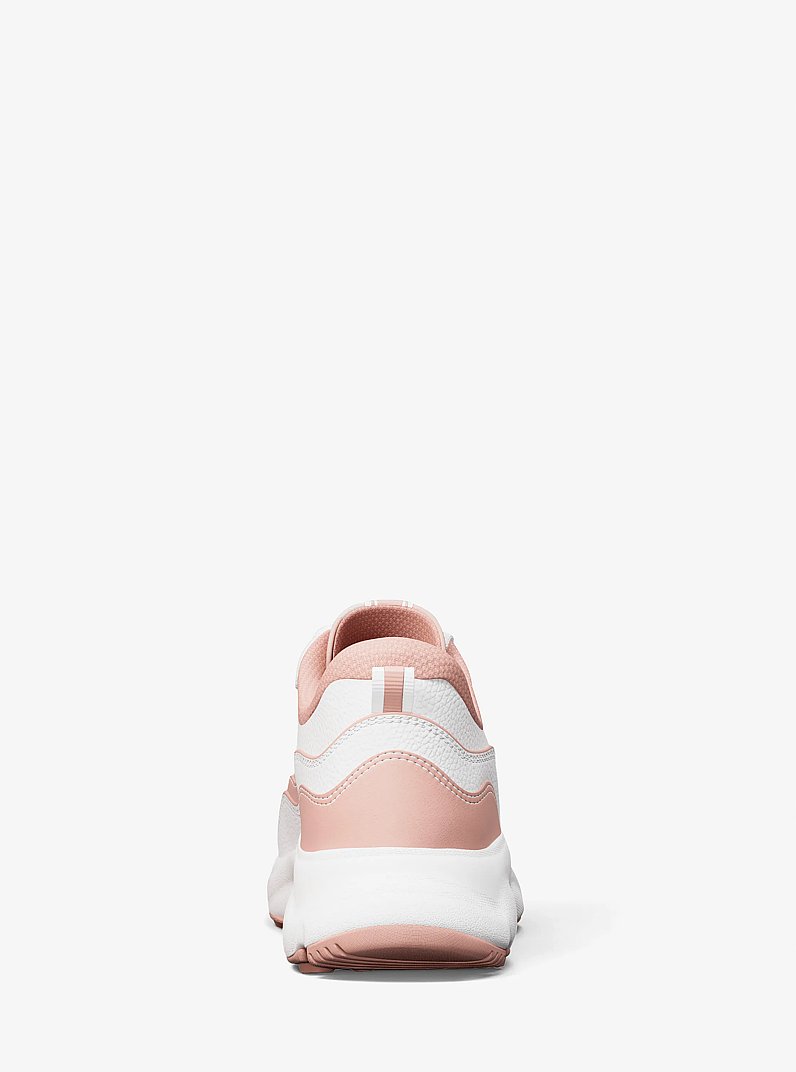 Katrina Mixed-Media Trainer in POWDER BLUSH | Michael Kors