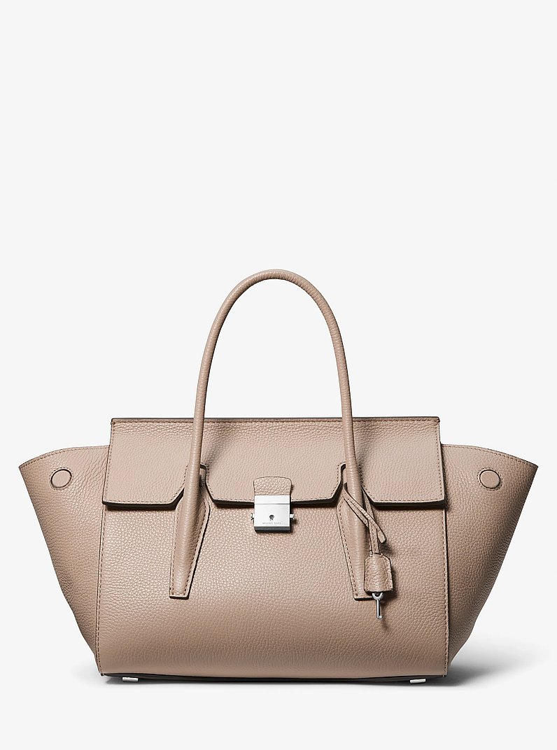 Campbell Medium Pebbled Leather Satchel | Michael Kors [US]