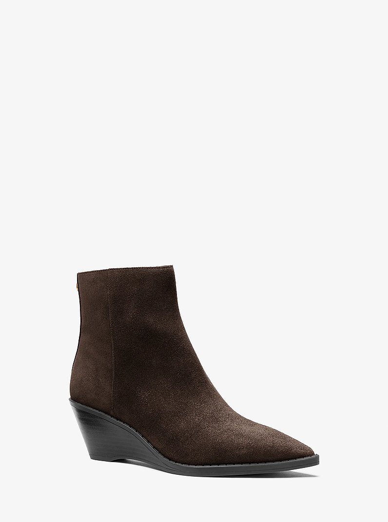 Austin Suede Ankle Boot in CHOCOLATE | Michael Kors