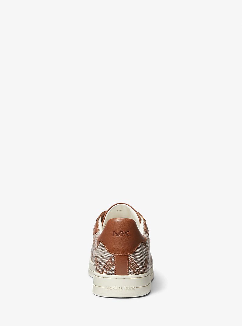 Keating Empire Logo Jacquard And Leather Sneaker