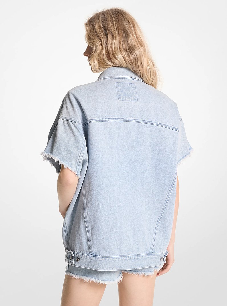 Frayed Denim Jacket