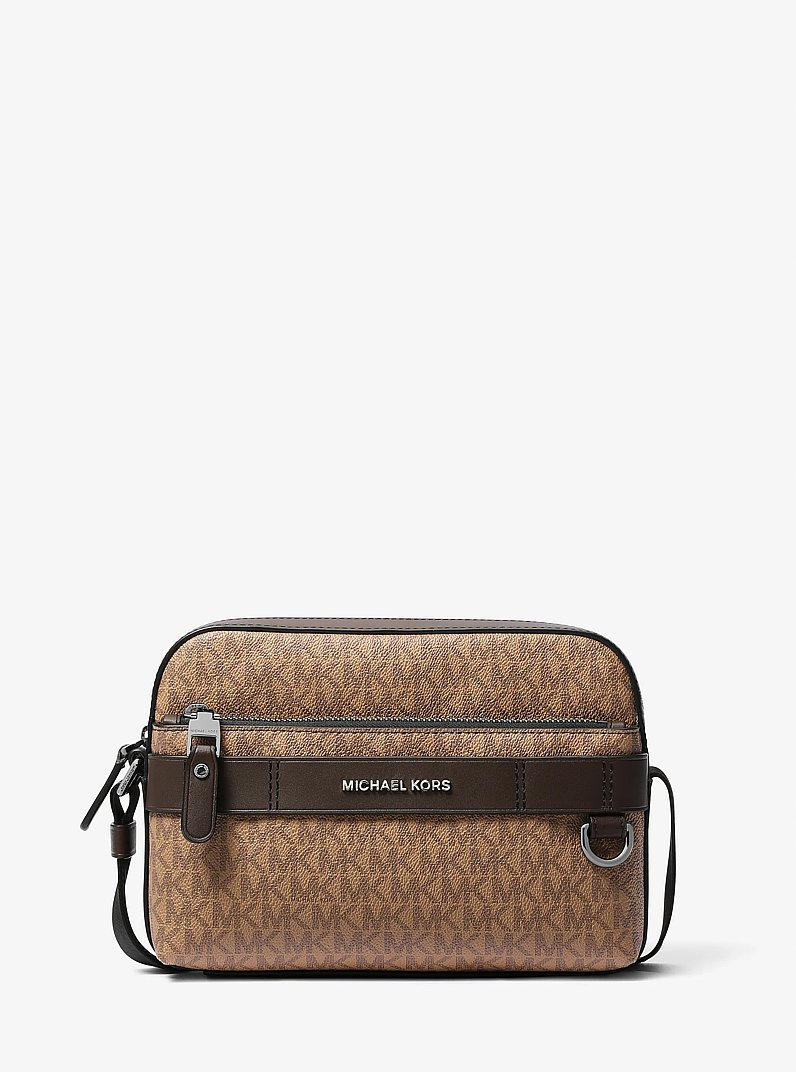 Hudson Logo Utility Crossbody Bag in HUSK | Michael Kors